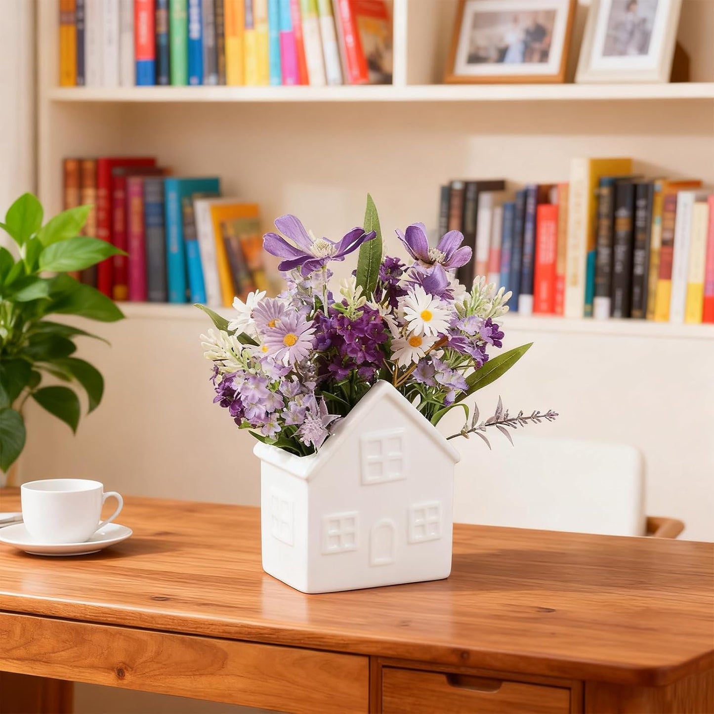 Faux Potted Plants / Purple