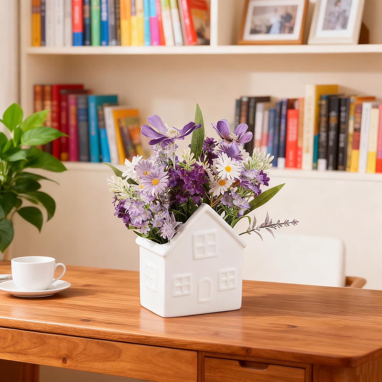 Faux Potted Plants / Purple