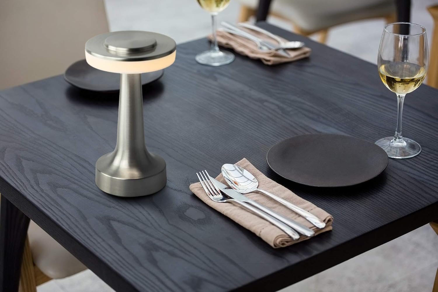 O’Bright Portable LED Table Lamp with Touch Sensor, 3-Levels Brightness, Rechargeable Battery Up to 48 Hours Usage