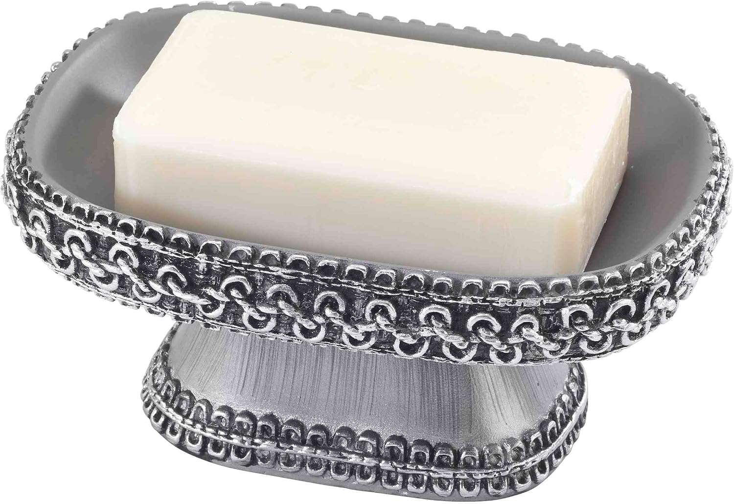 Toothbrush Holder / Soap Dish & Lotion Pump / Granite / 4pc Accessory Set