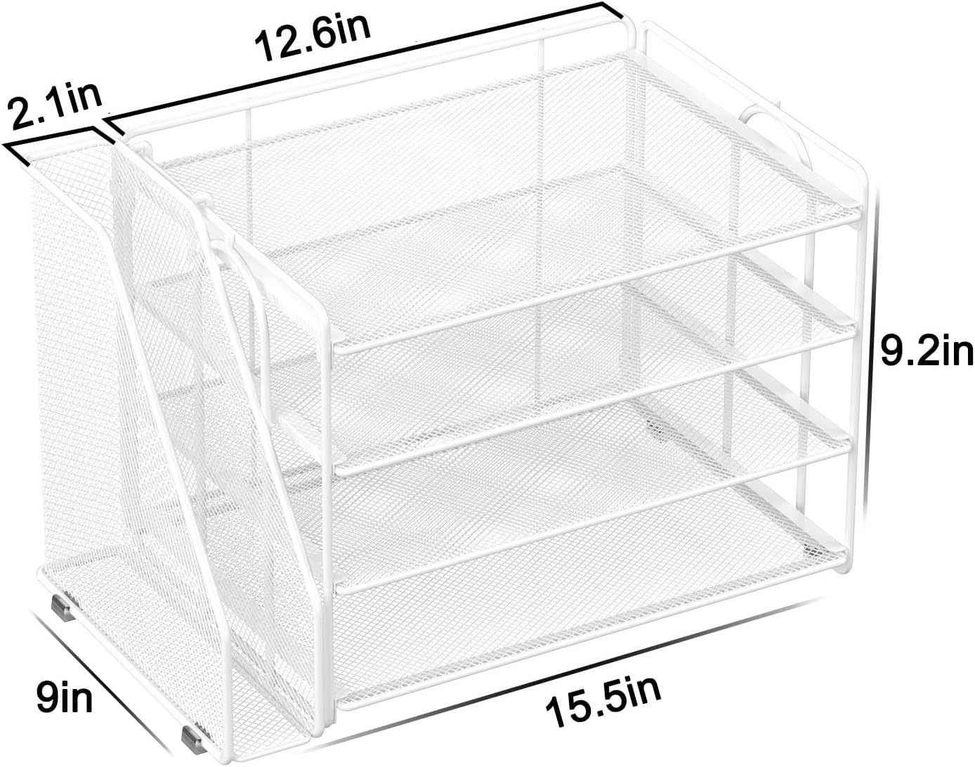 Spacrea Desk Organizers and Accessories, Paper Organizer for Desk with File organizer, Desk Accessories & Workspace