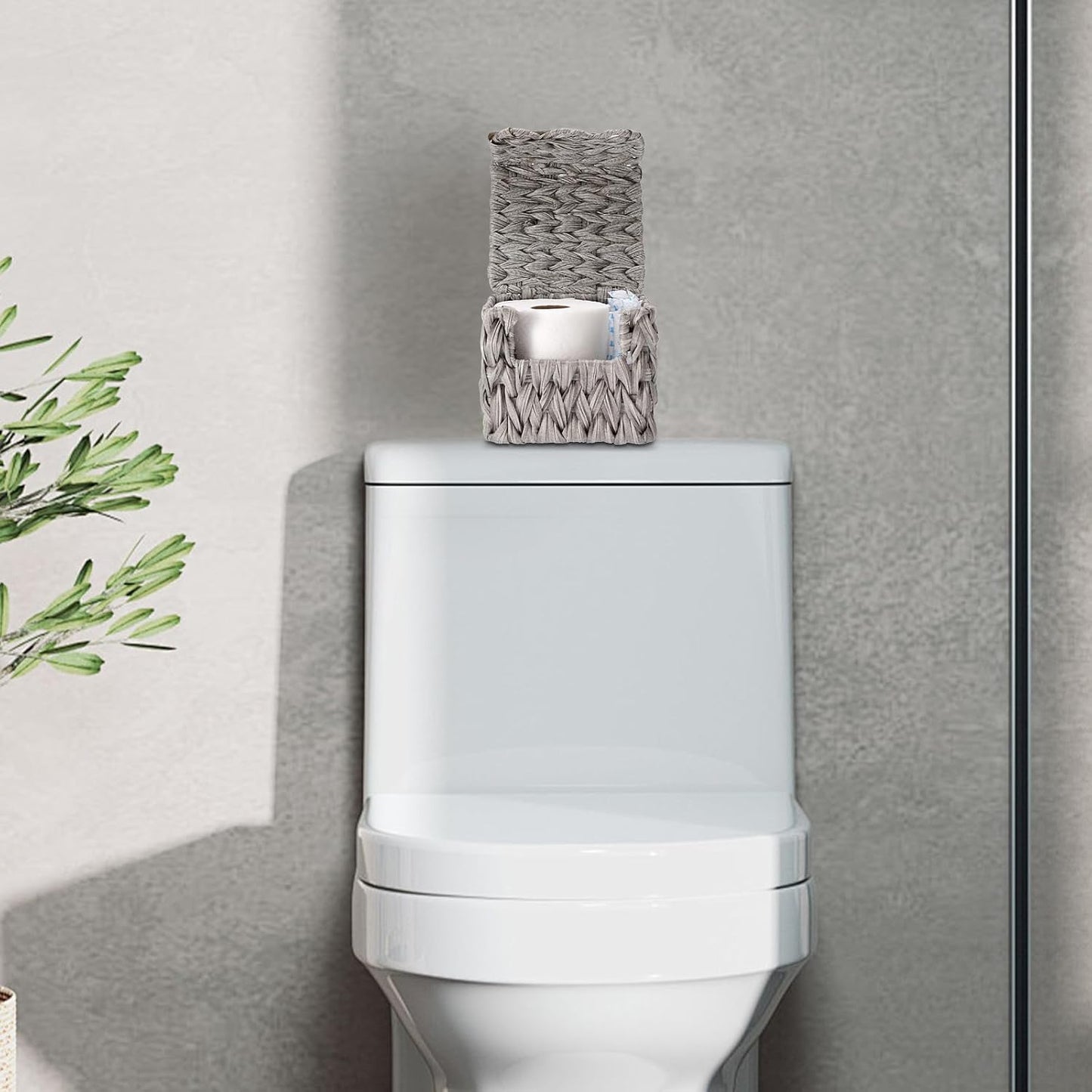 Rattan Disposable Face Towel Holder