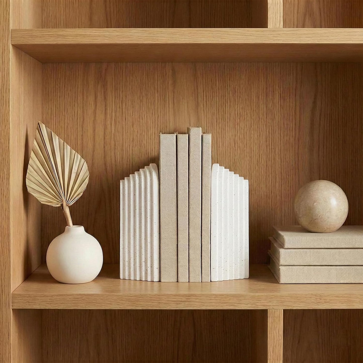 Heavy Duty Book Ends / Natural / Set of 2