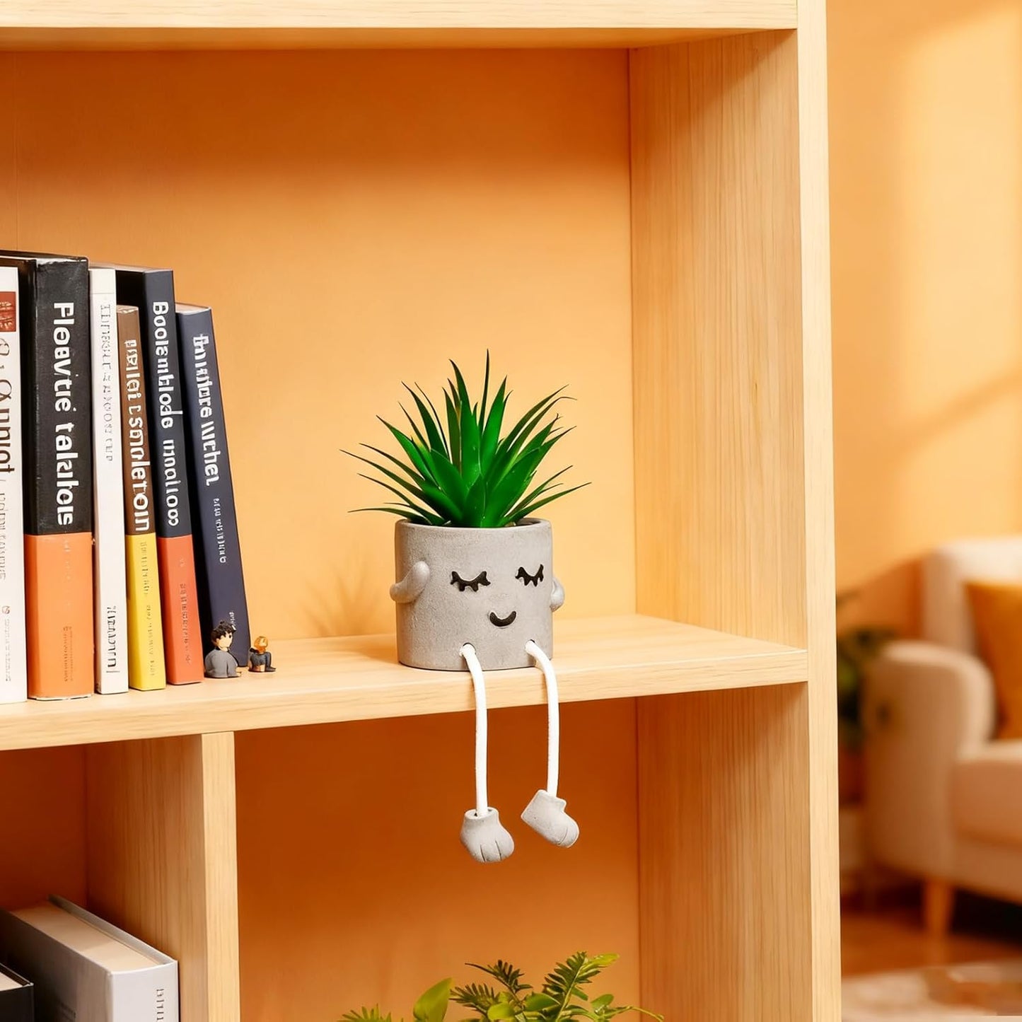 Small Artificial Succulent Plant in Pot 1PC / Beam
