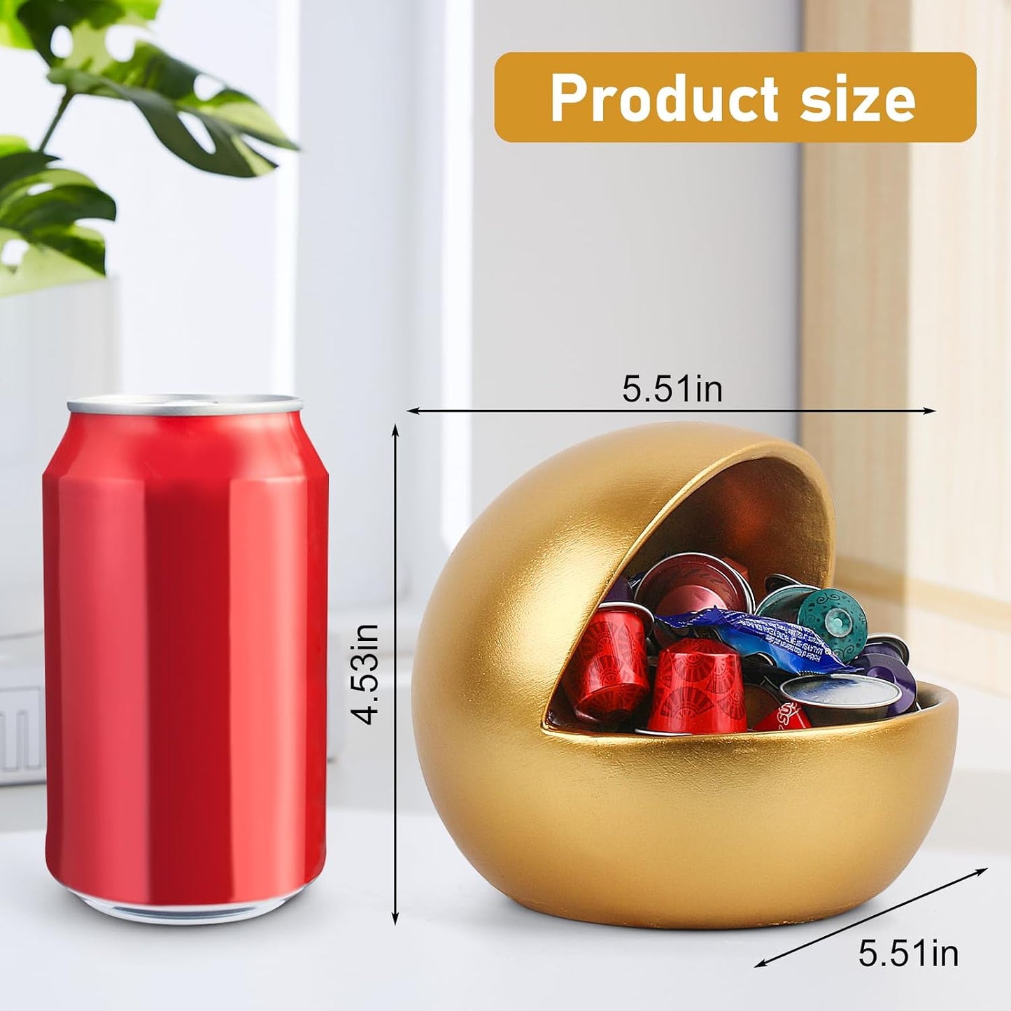 Decorative Candy Bowl / Gold / S