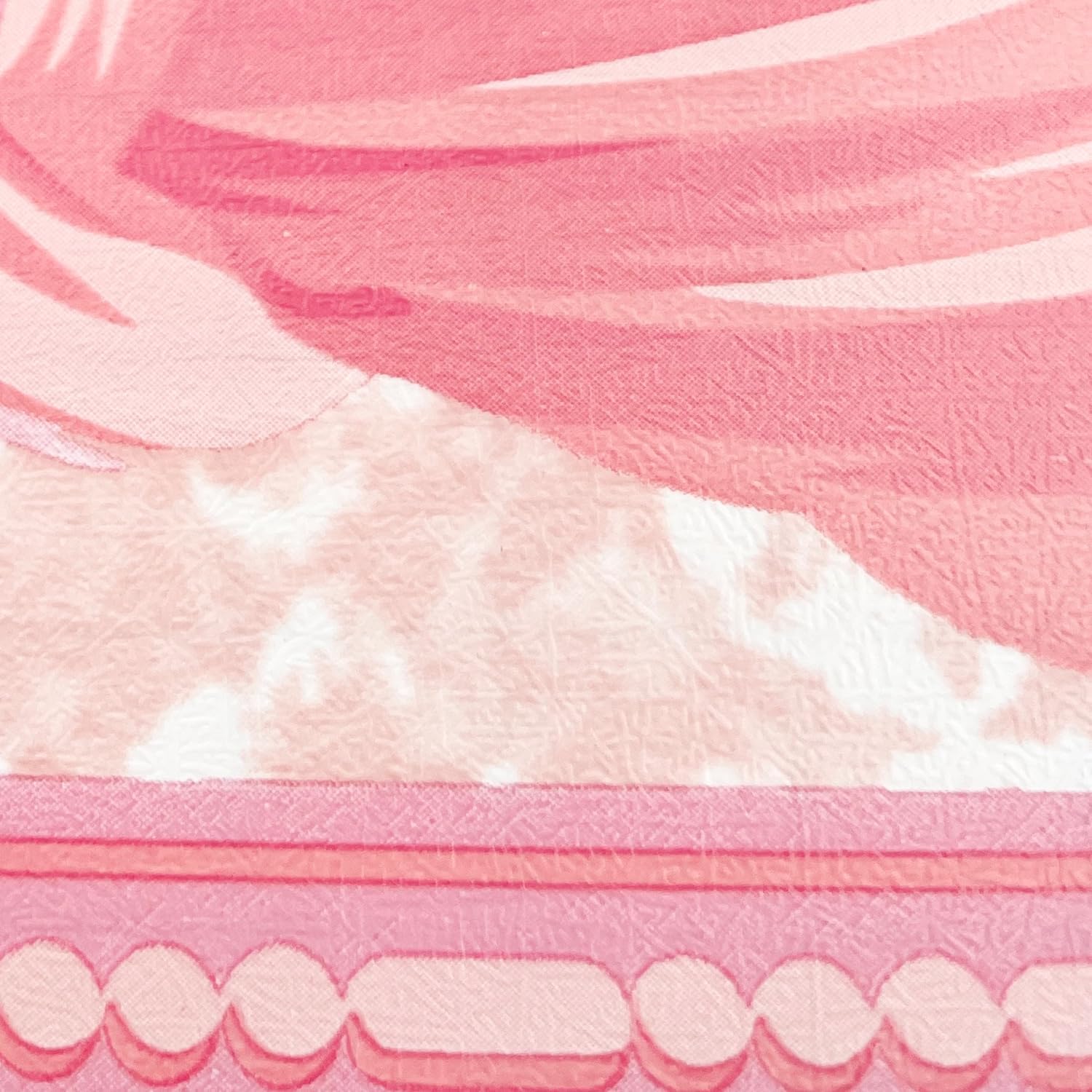 Yifely Bowknot Wallpaper Border Peel & Stick Wall Covering Kitchen Bathroom Bedroom Tiles / Pink