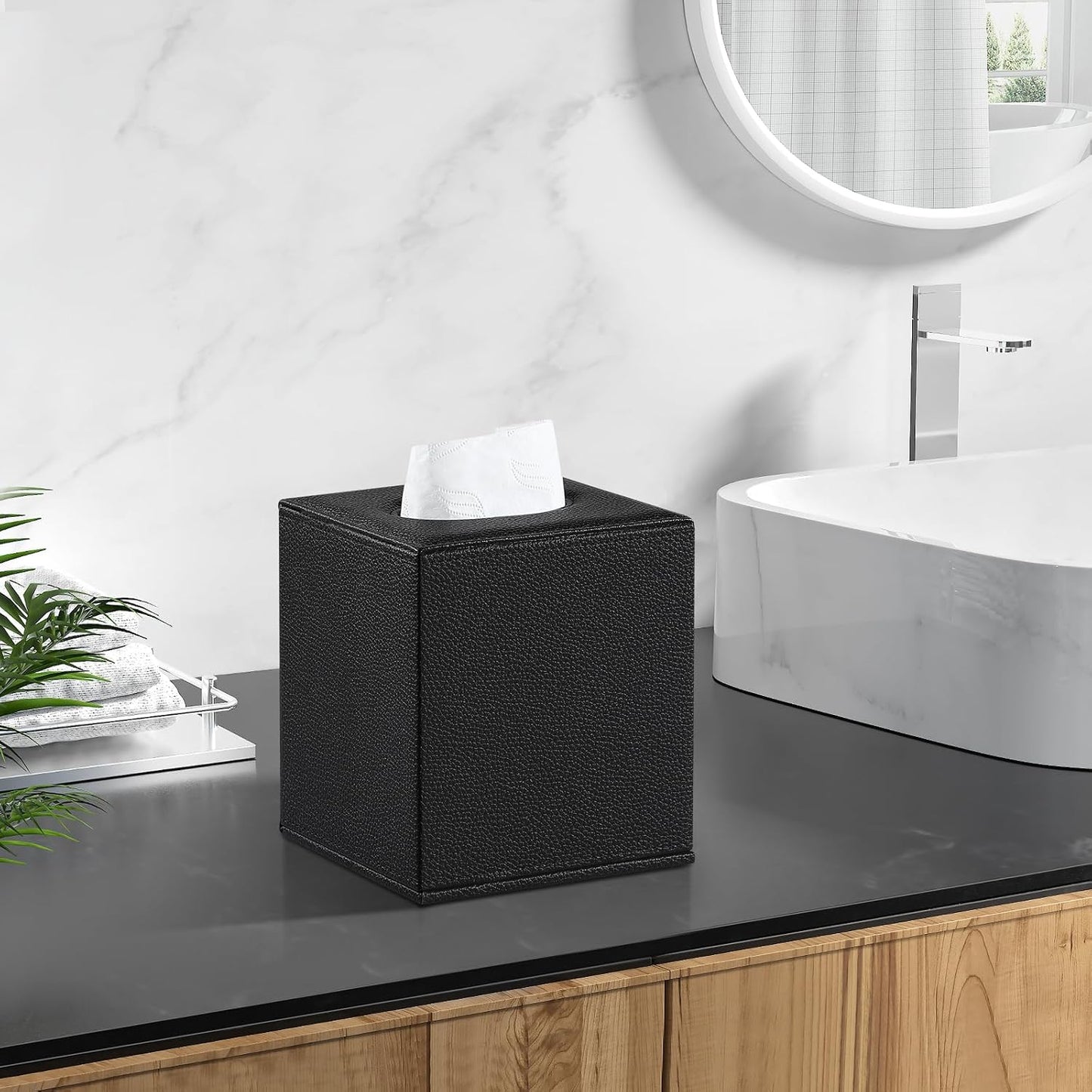 Decorative Tissue Holder / Black