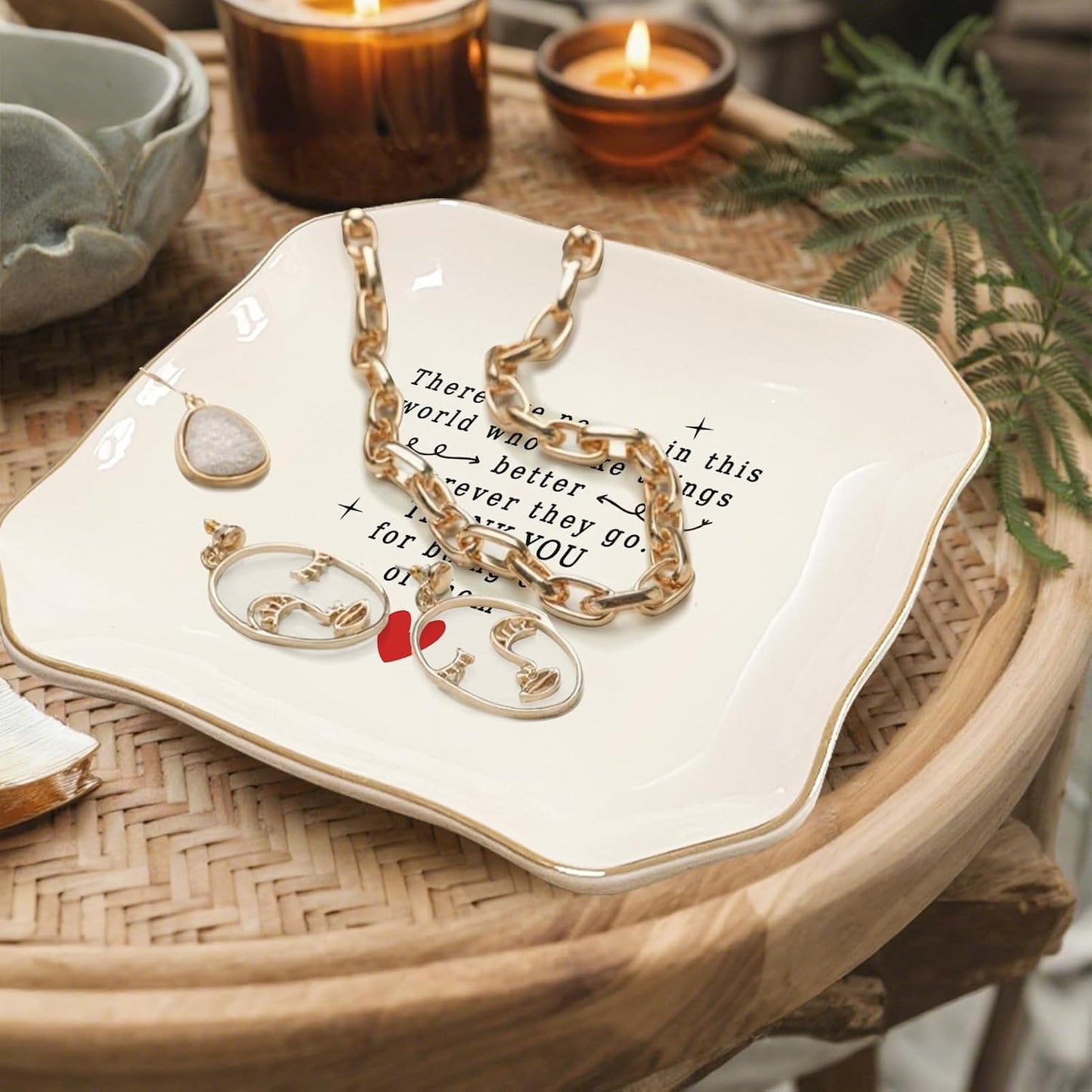 Ceramic Ring Holder / There Are People In This World