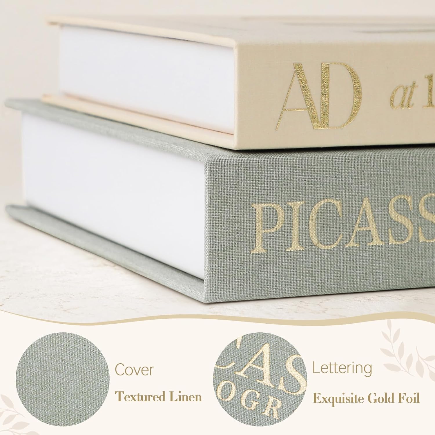Coffee Table Books Faux/Fake