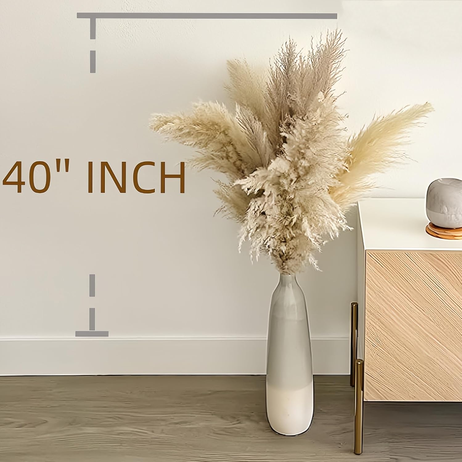 Floor Plants / Tall Pampas Grass for Floor Vases / Set of 40