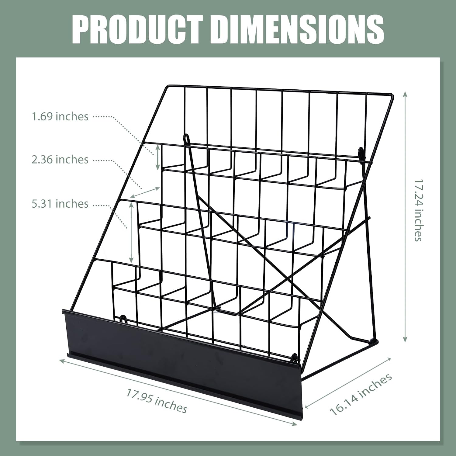 Book Signing Rack,Library Classroom Picture Literature Brochure 4 Tiered | Tabletop Magazine Display Racks,Comic Book