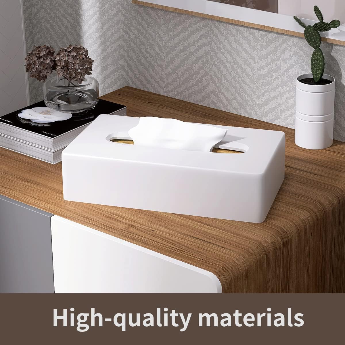 Tissue Box Cover / White