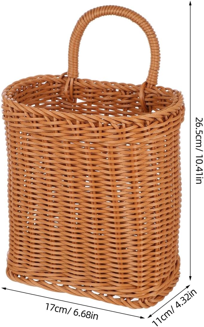 Kitchenware Hanging Basket Wall Hanging Flower Baskets Front Door Hanging Basket Woven Hanging