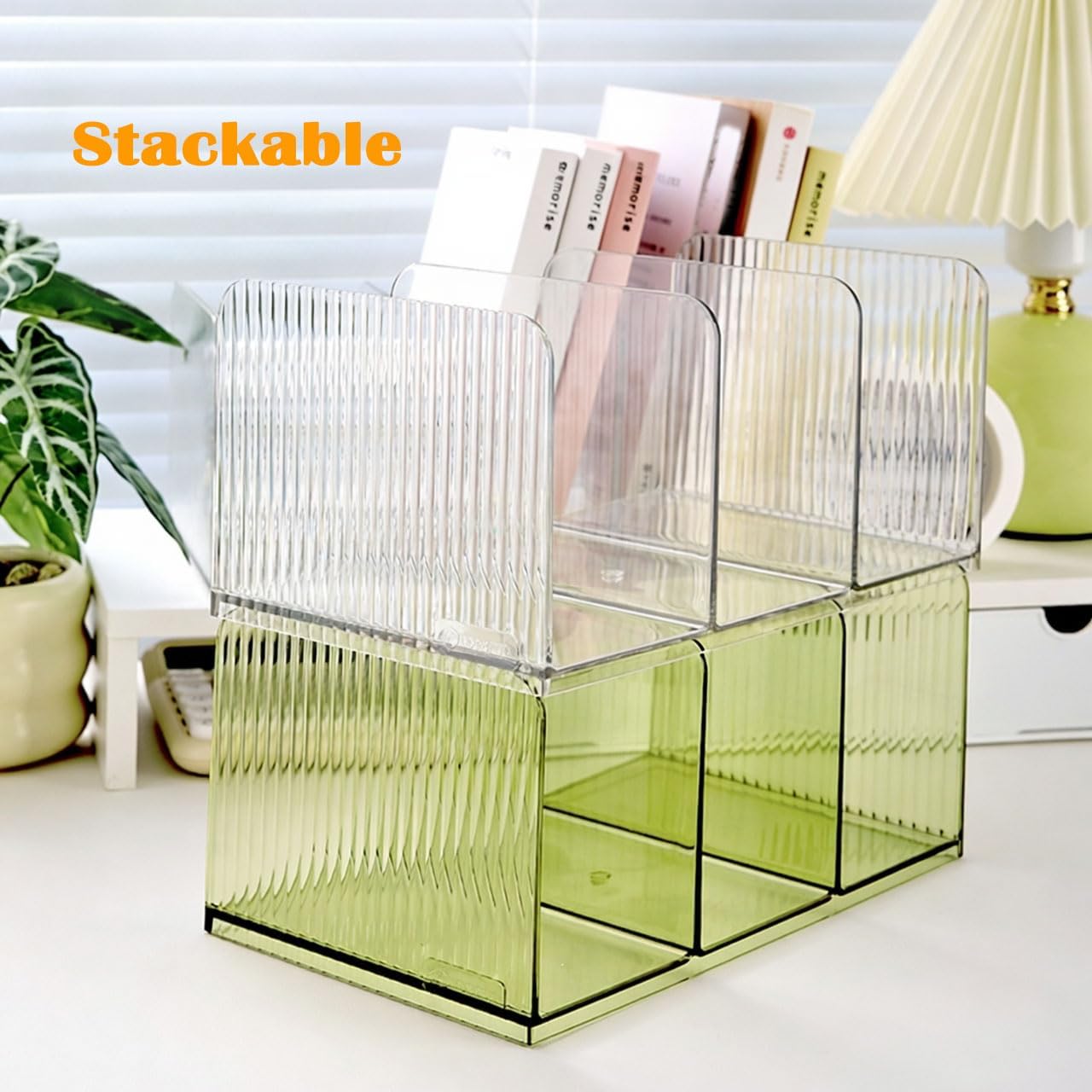 Versatile Acrylic Magazine File Holder / Clear