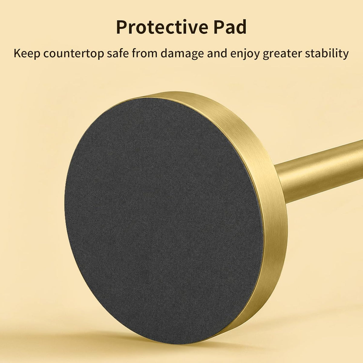 3.9lbs Heavy Duty Paper Towel Holder Countertop Weighted Base Gold | Stainles Steel,Modern Standing Countertop