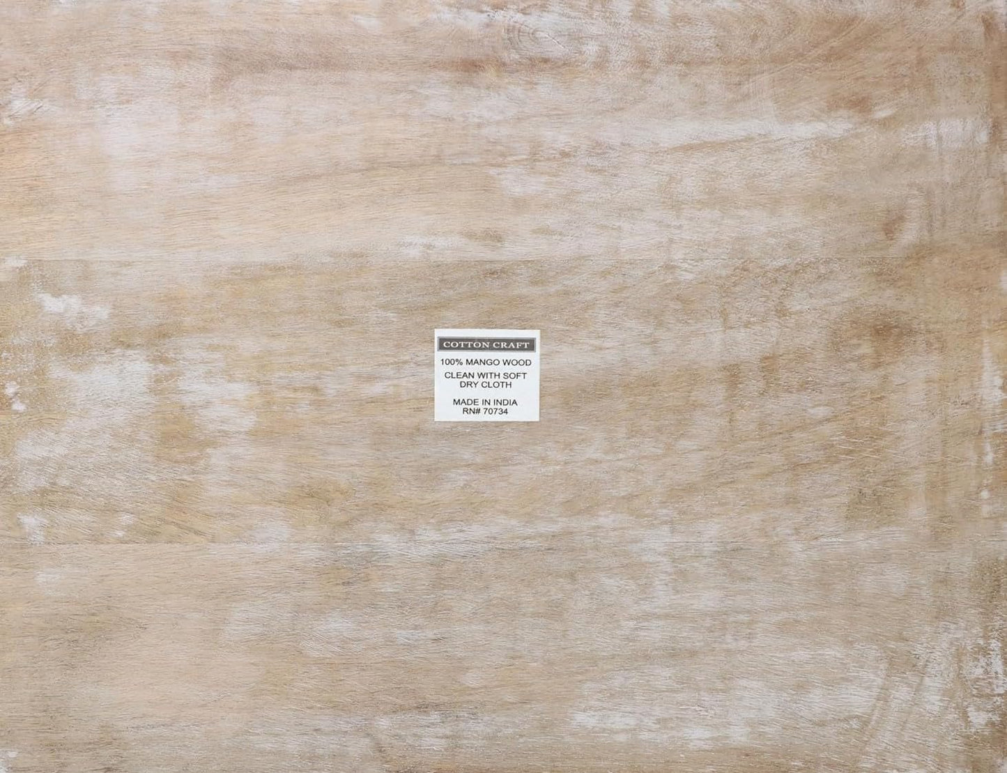 Rustic Food Tray / White Wash