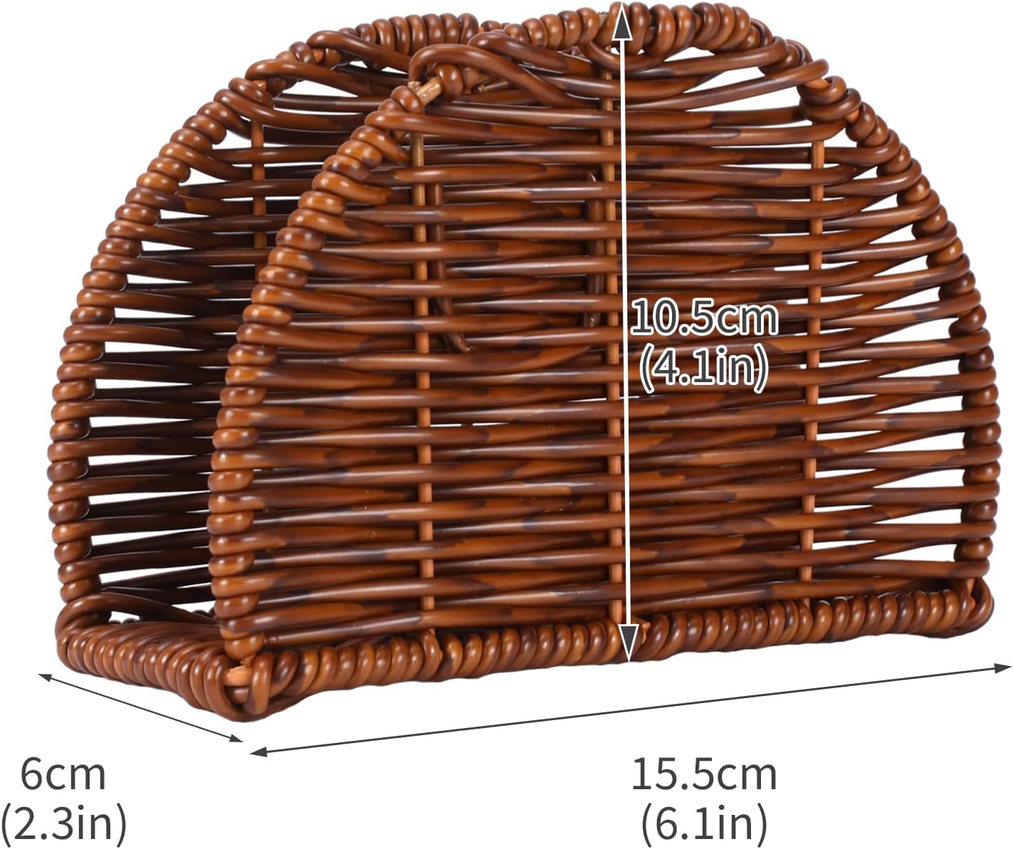 Rattan napkin holder / 6.1 Inch