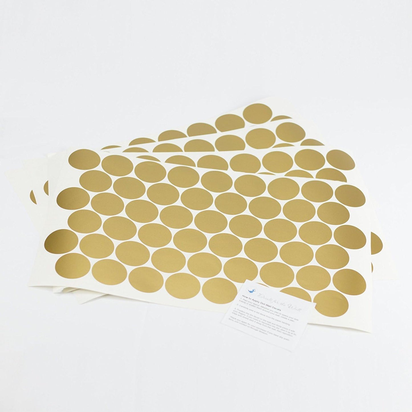 Easy Peel + Stick Wall Decal Dots / Gold / 2 Inch