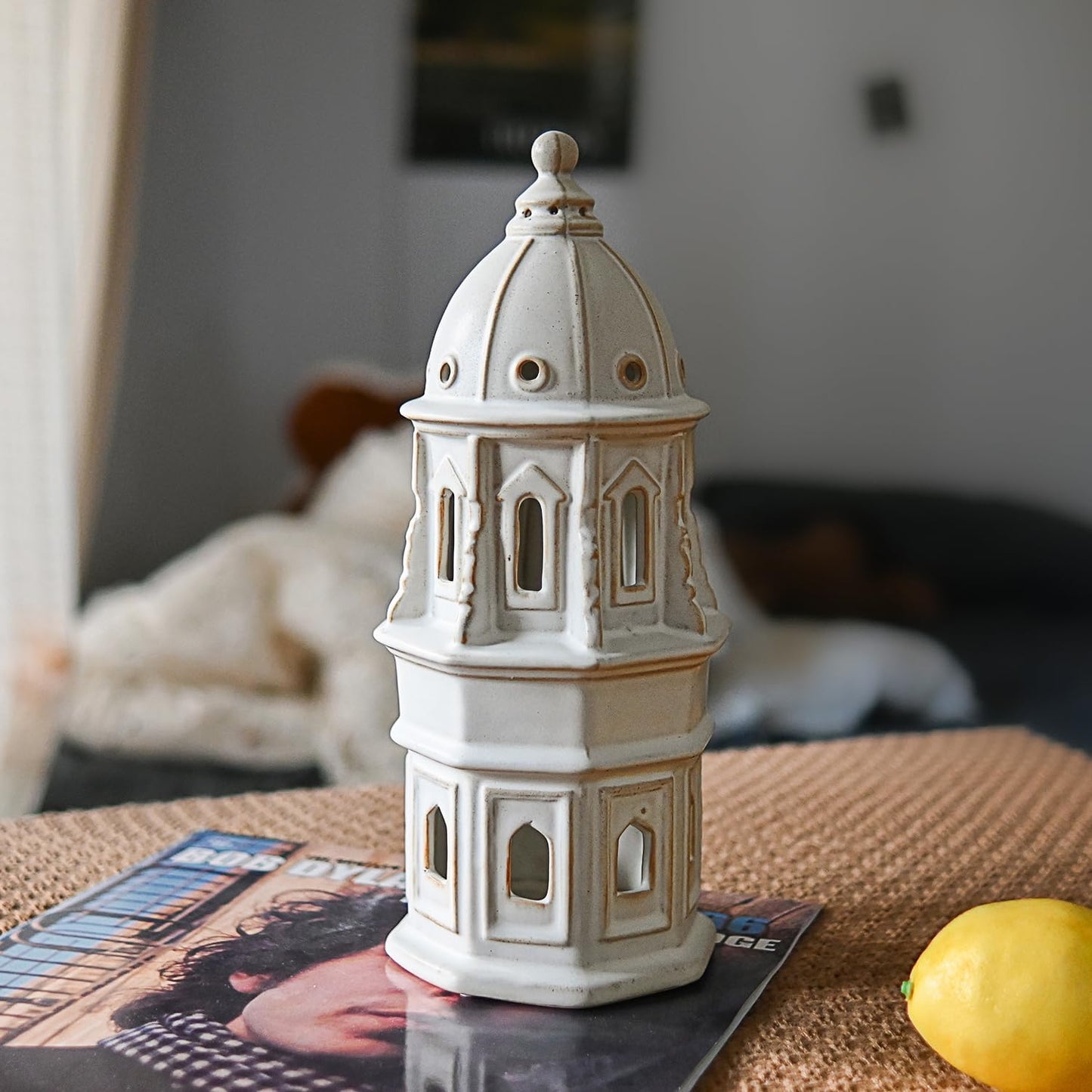 Ceramic Home Decoration Tall European Dome Tower / European Dome Towe / 12.6 Inch