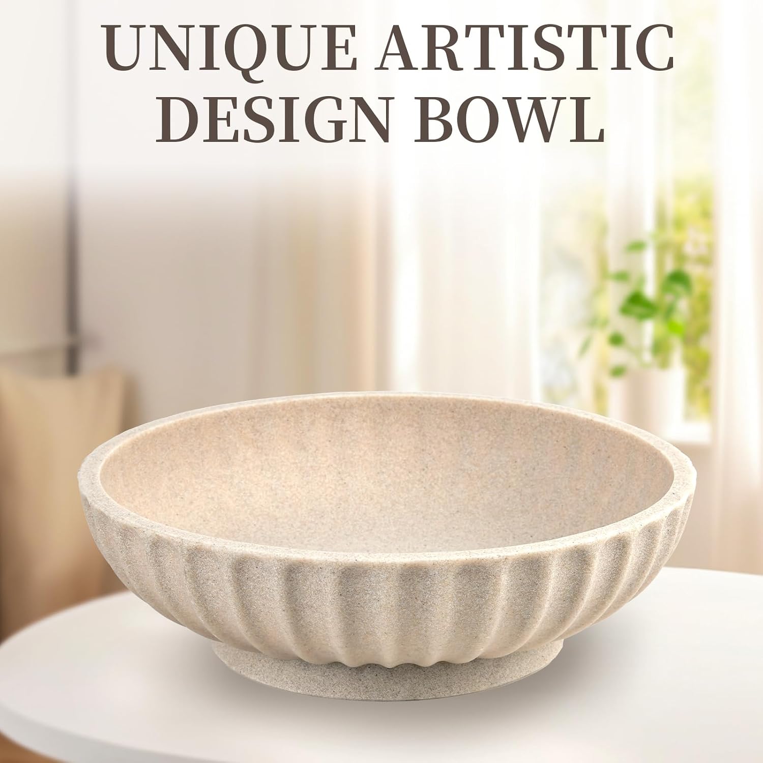 Modern Decorative Bowl / Beige
