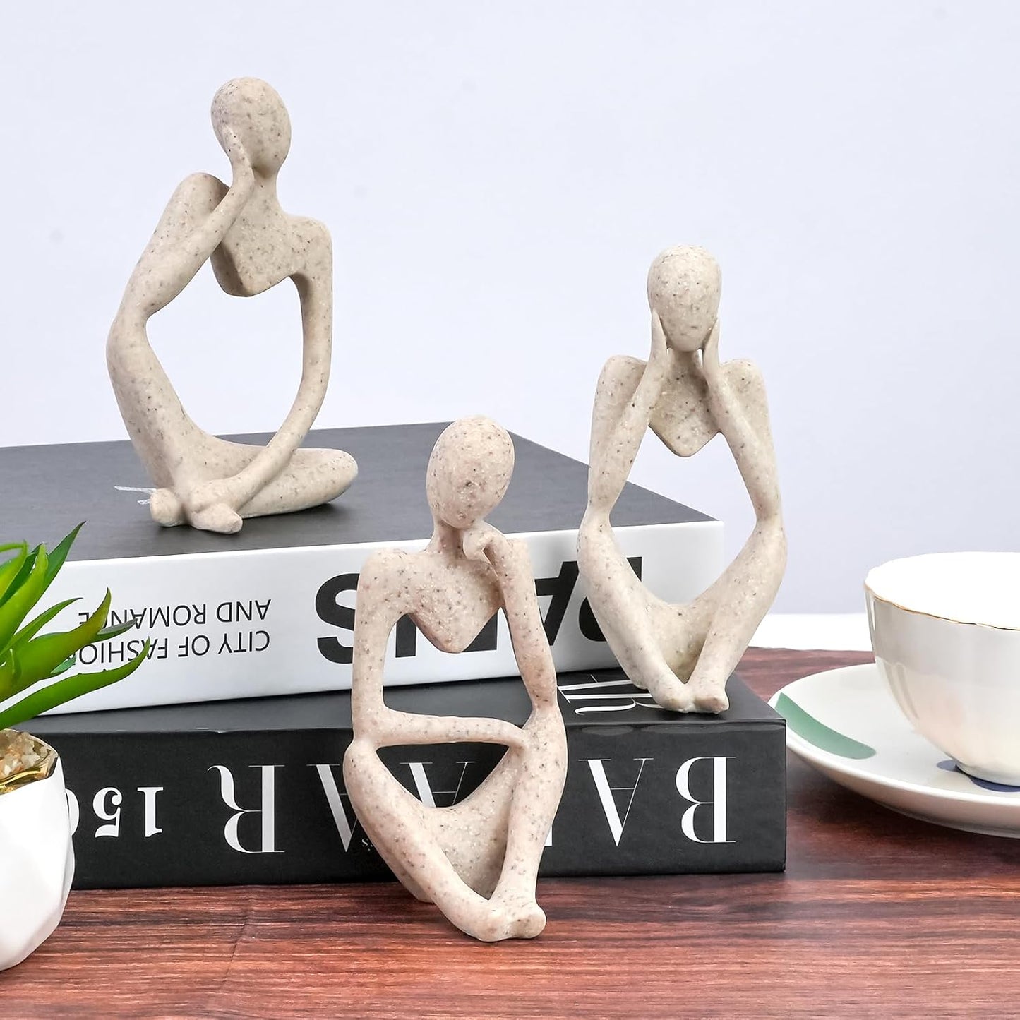 Home Decor Thinker Statue / Set of 3