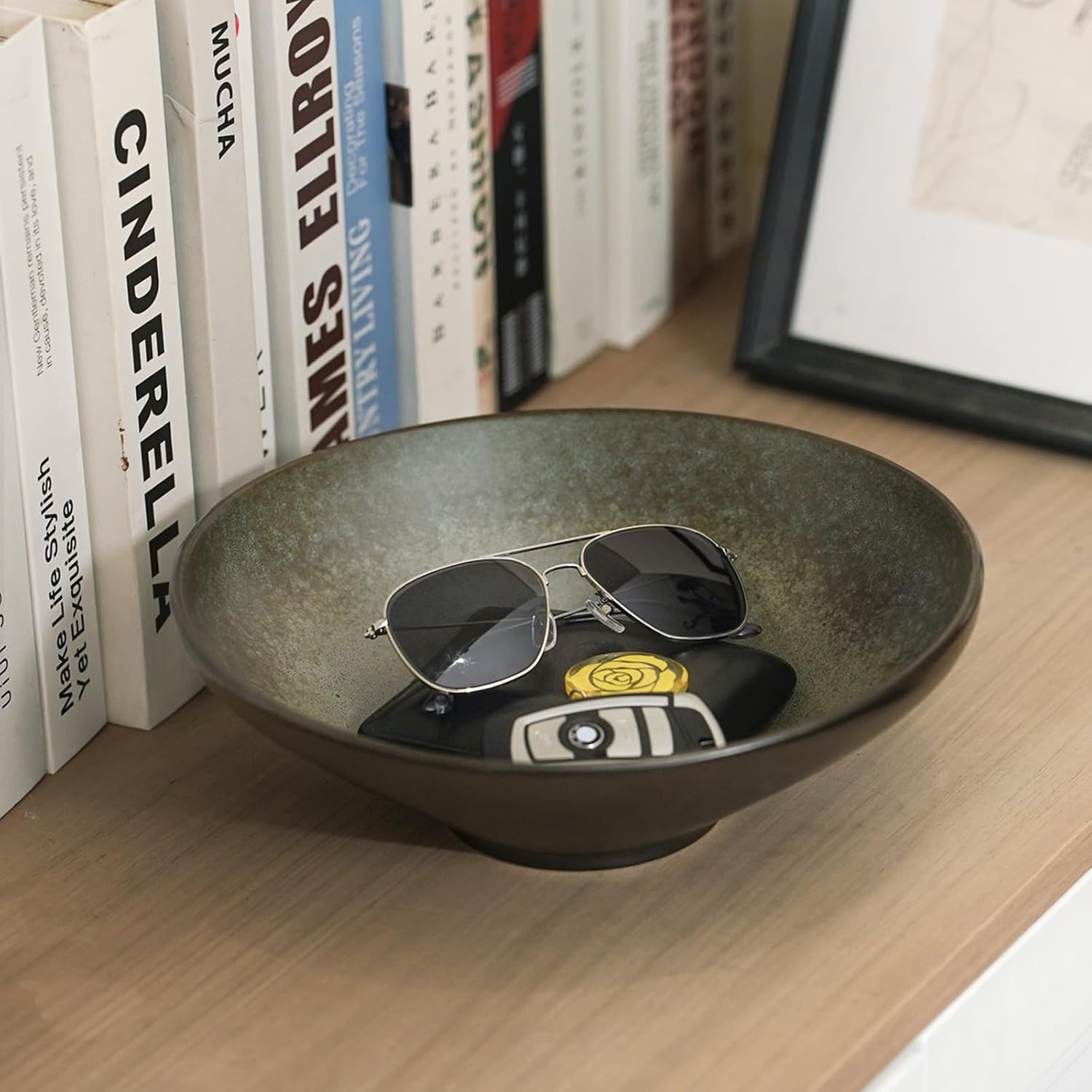 Ceramic Decorative Bowl / 11'' Large Decorative Bowl