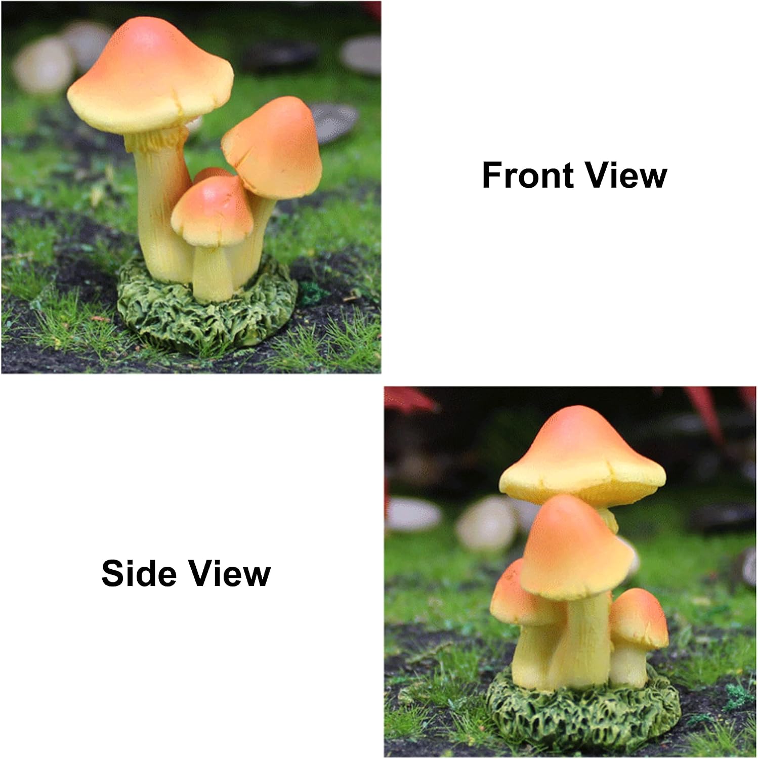 Mushroom Figurines / Set of 6