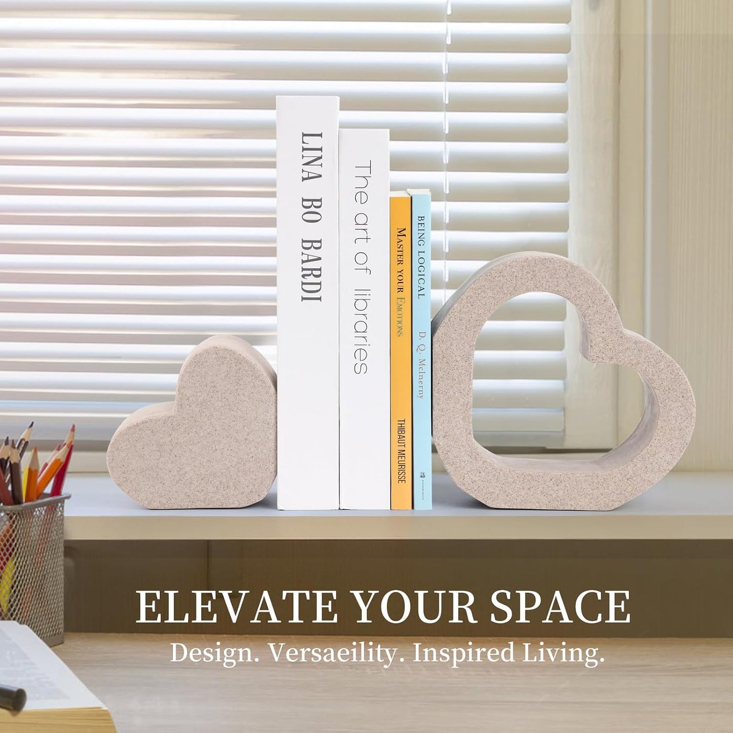 Heavy Duty Book Ends / 808 / Set of 2