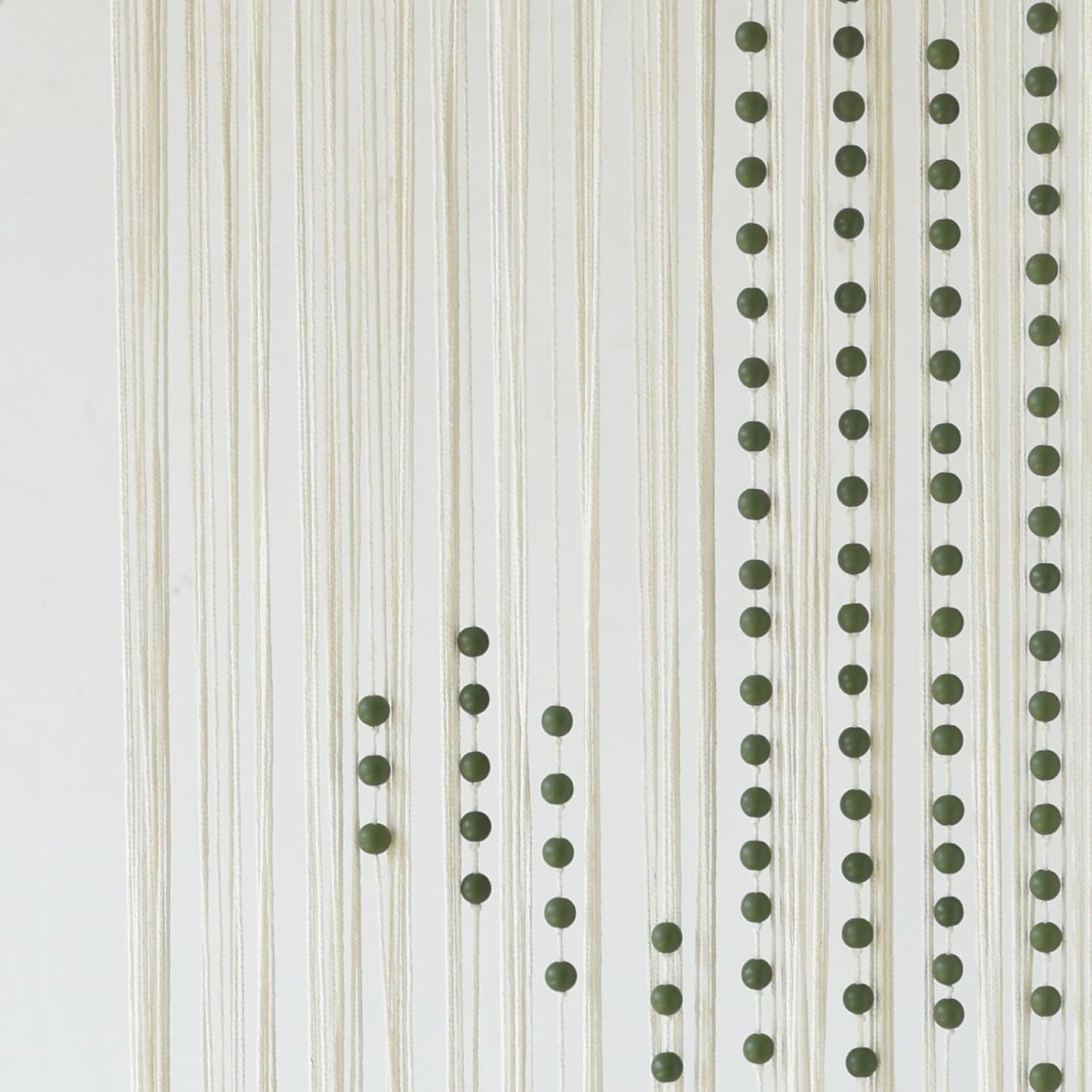 Macrame Curtain Boho Window Curtain Doorway Macrame Wall Decor Yarn Art Moder Bedroom / Ivory4