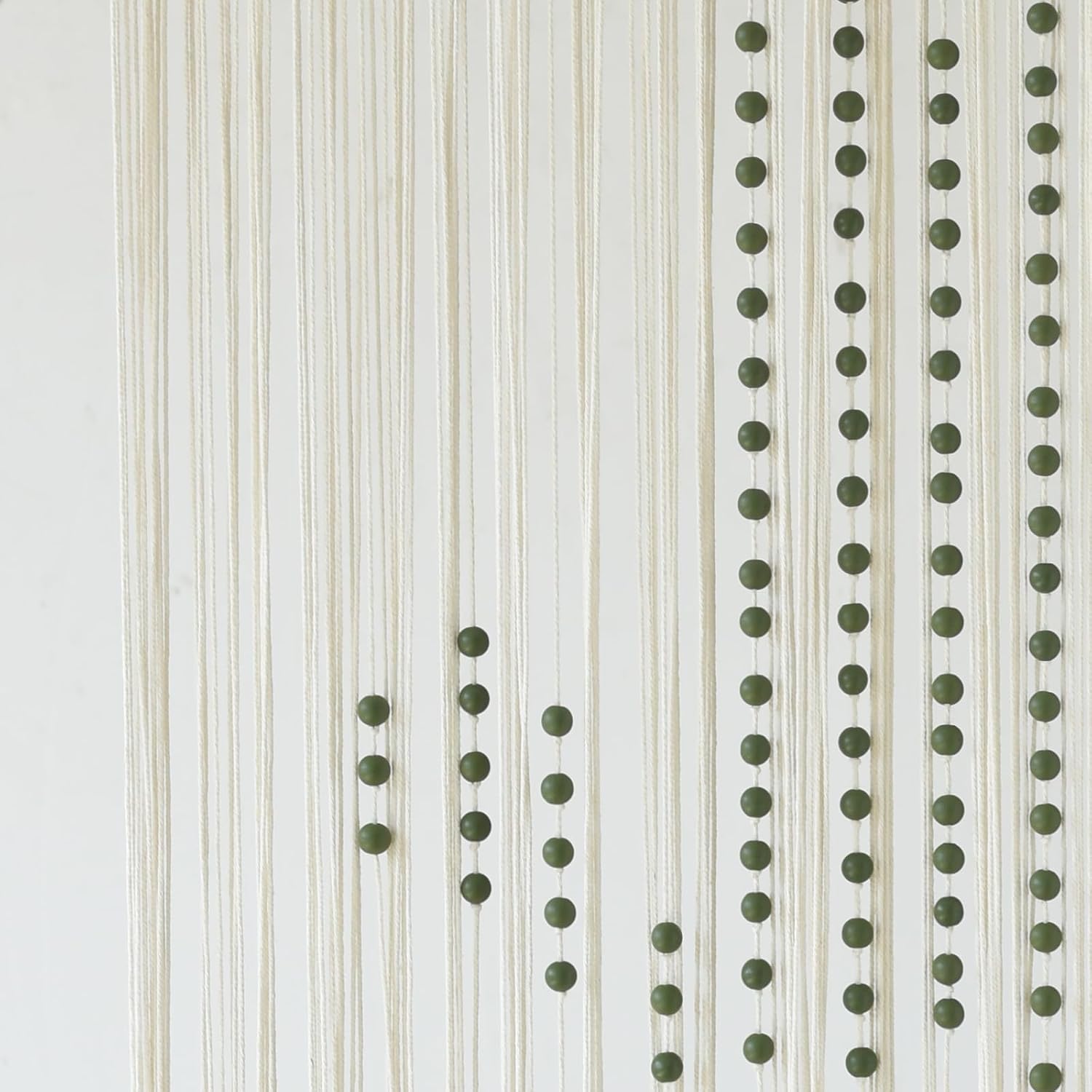 Macrame Curtain Boho Window Curtain Doorway Macrame Wall Decor Yarn Art Moder Bedroom / Ivory4