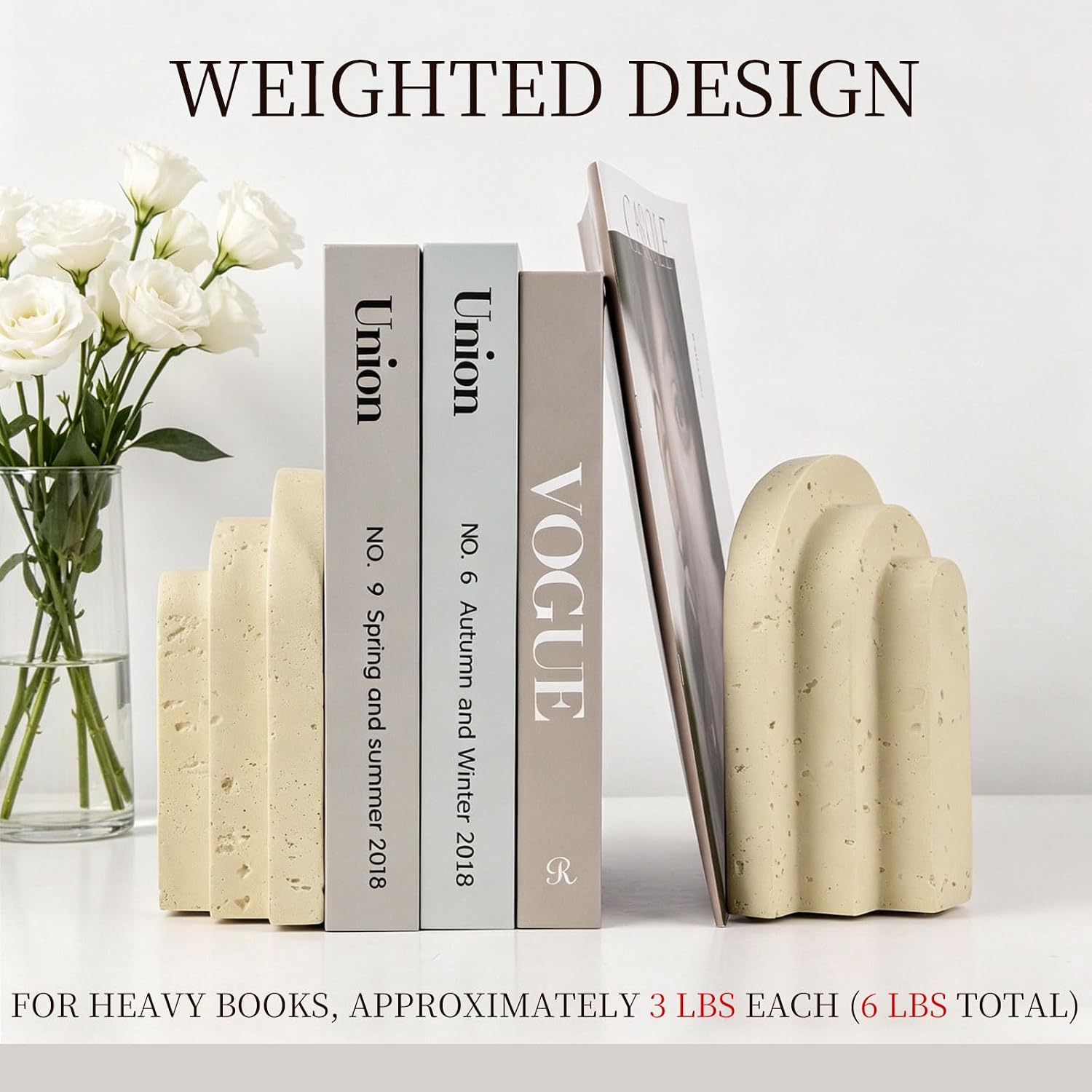 Modern Layered Arch Book Ends
