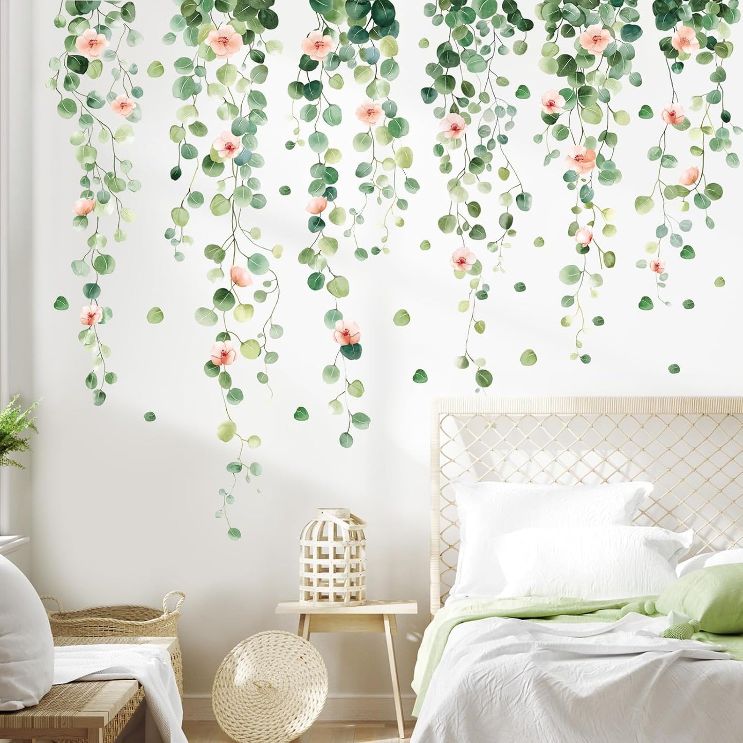 Vinyl Plants Wall Decal / Sch-24f-0057 / Green
