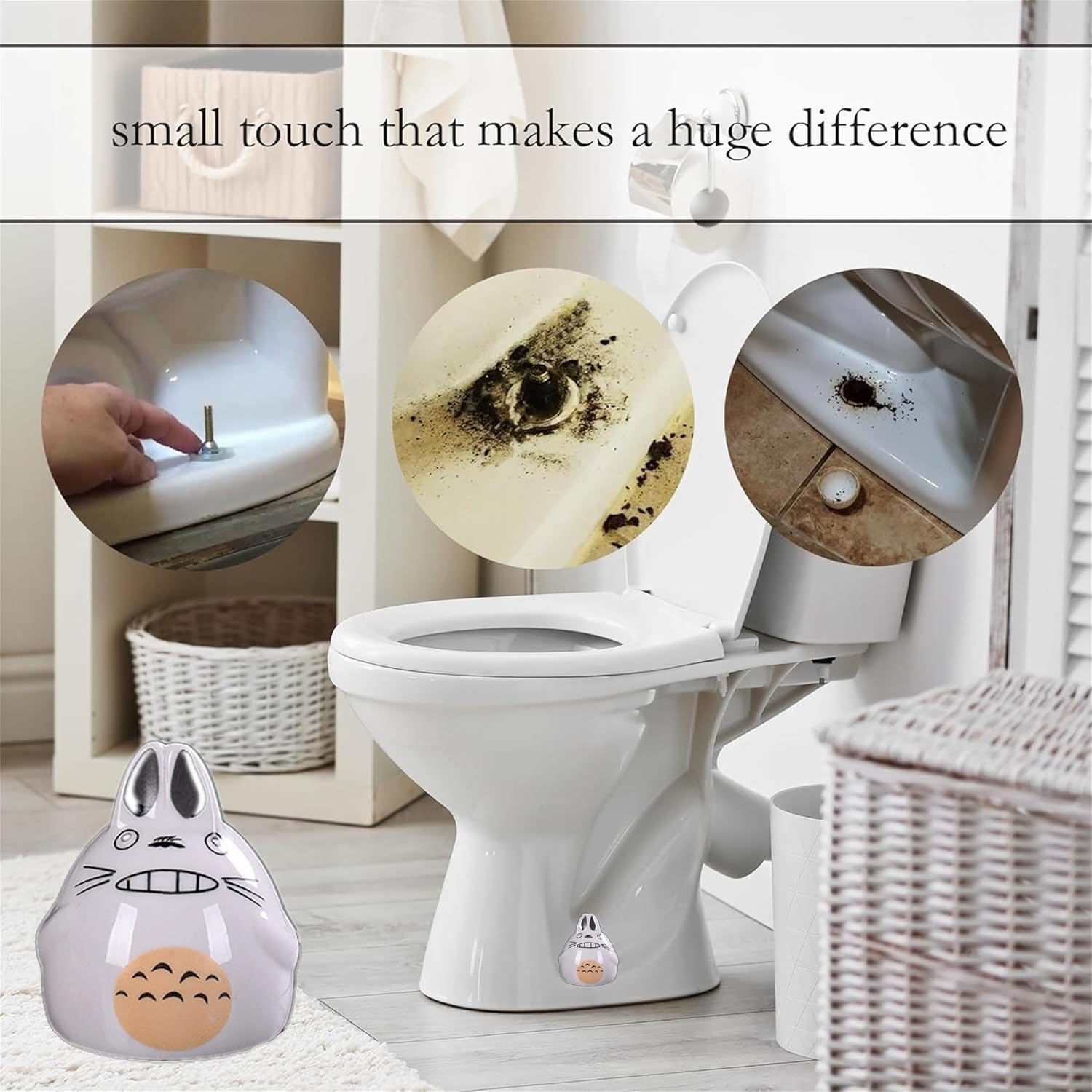 Mushroom Toilet Bolt Covers / Red
