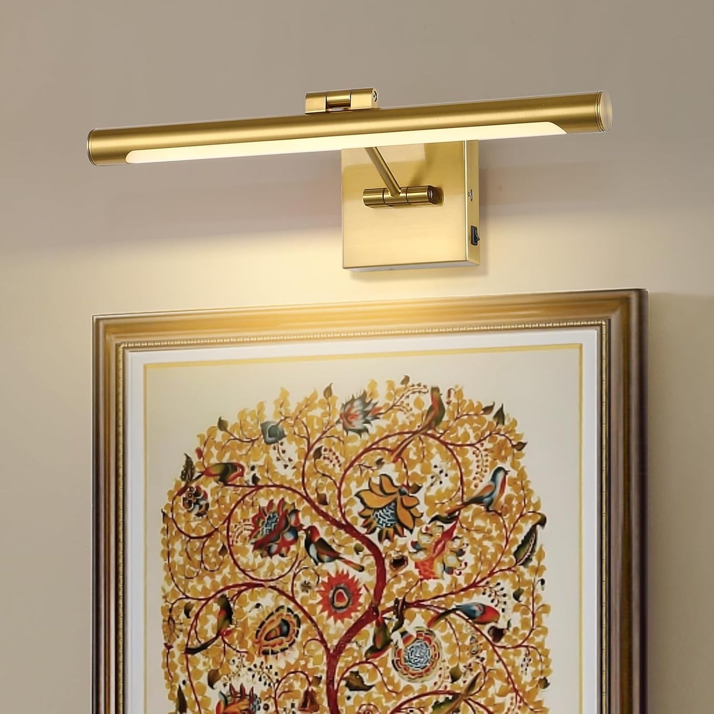 Joosenhouse Battery Operated Picture Lights for Wall Rechargeable Art Lighting for Paintings Wireless Gallery Light
