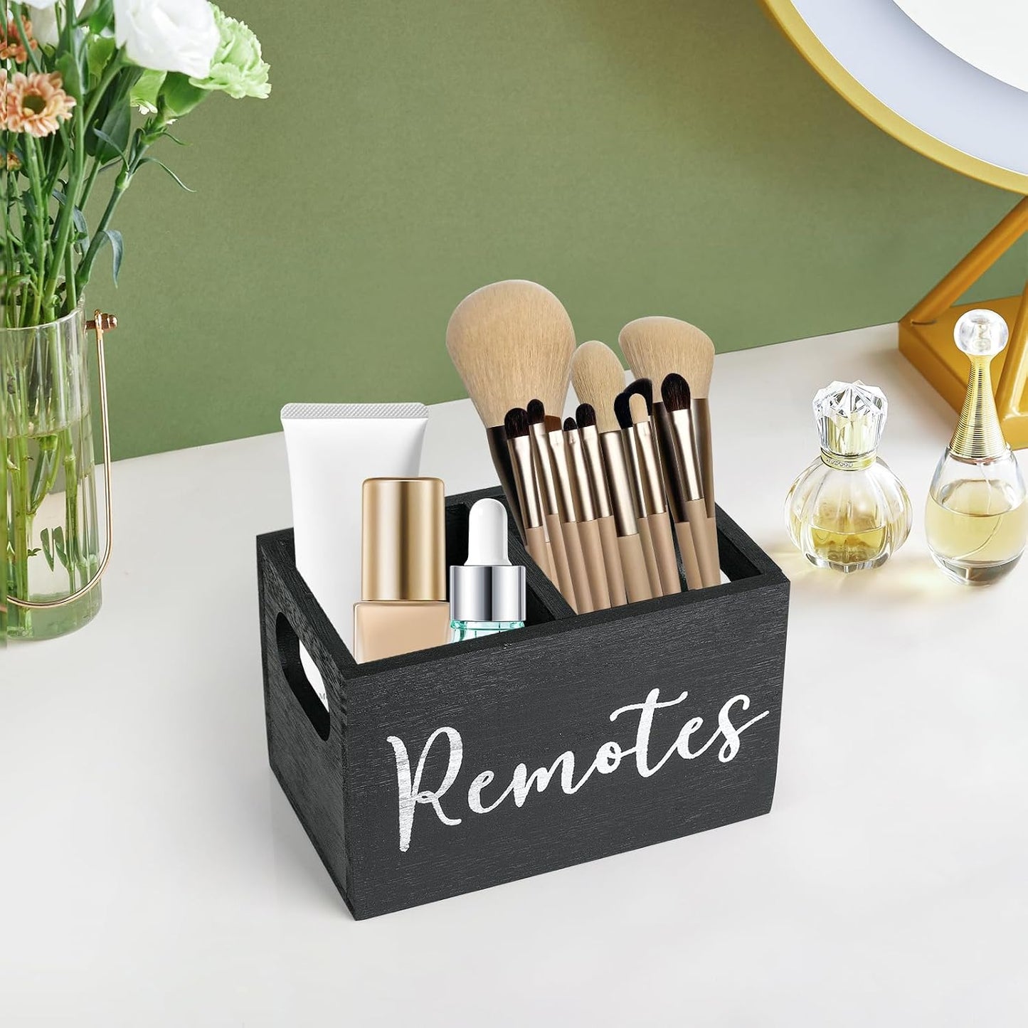 Remote Control Holder / Black-2slot