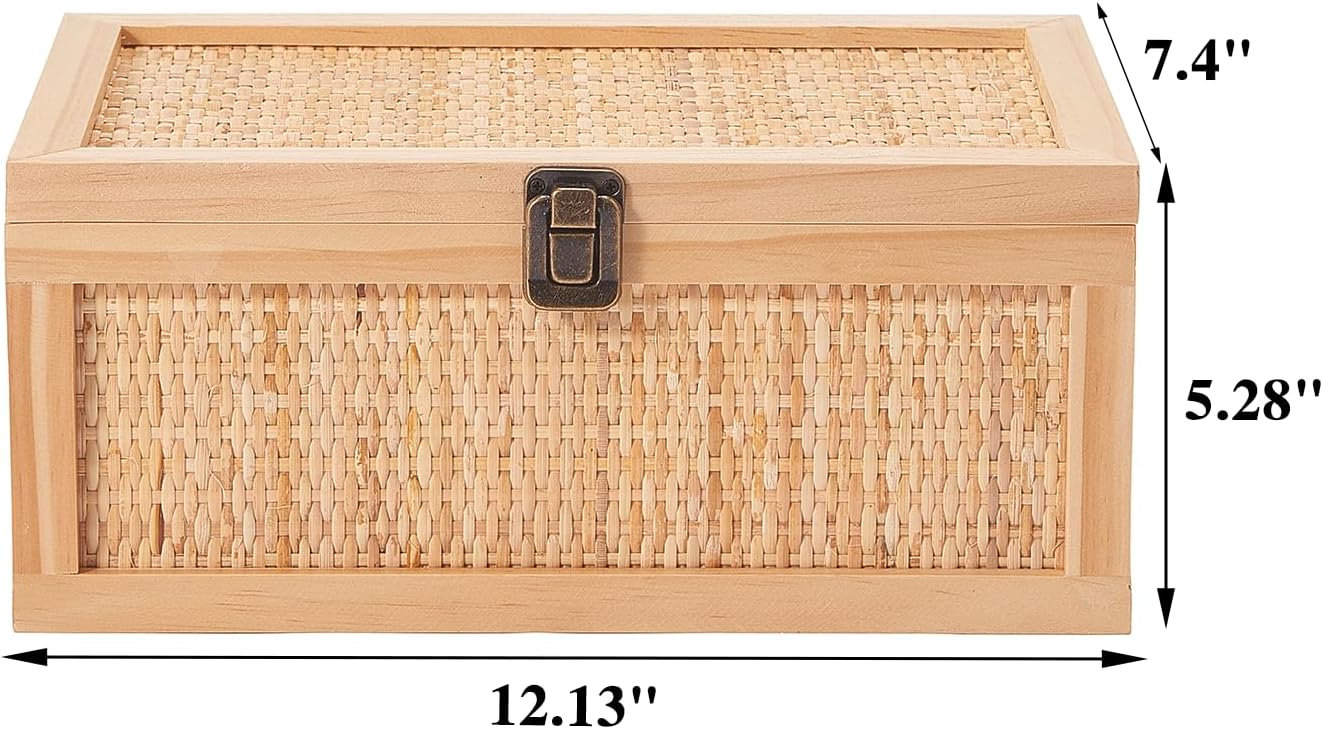Rattan Decorative Boxes / Natural