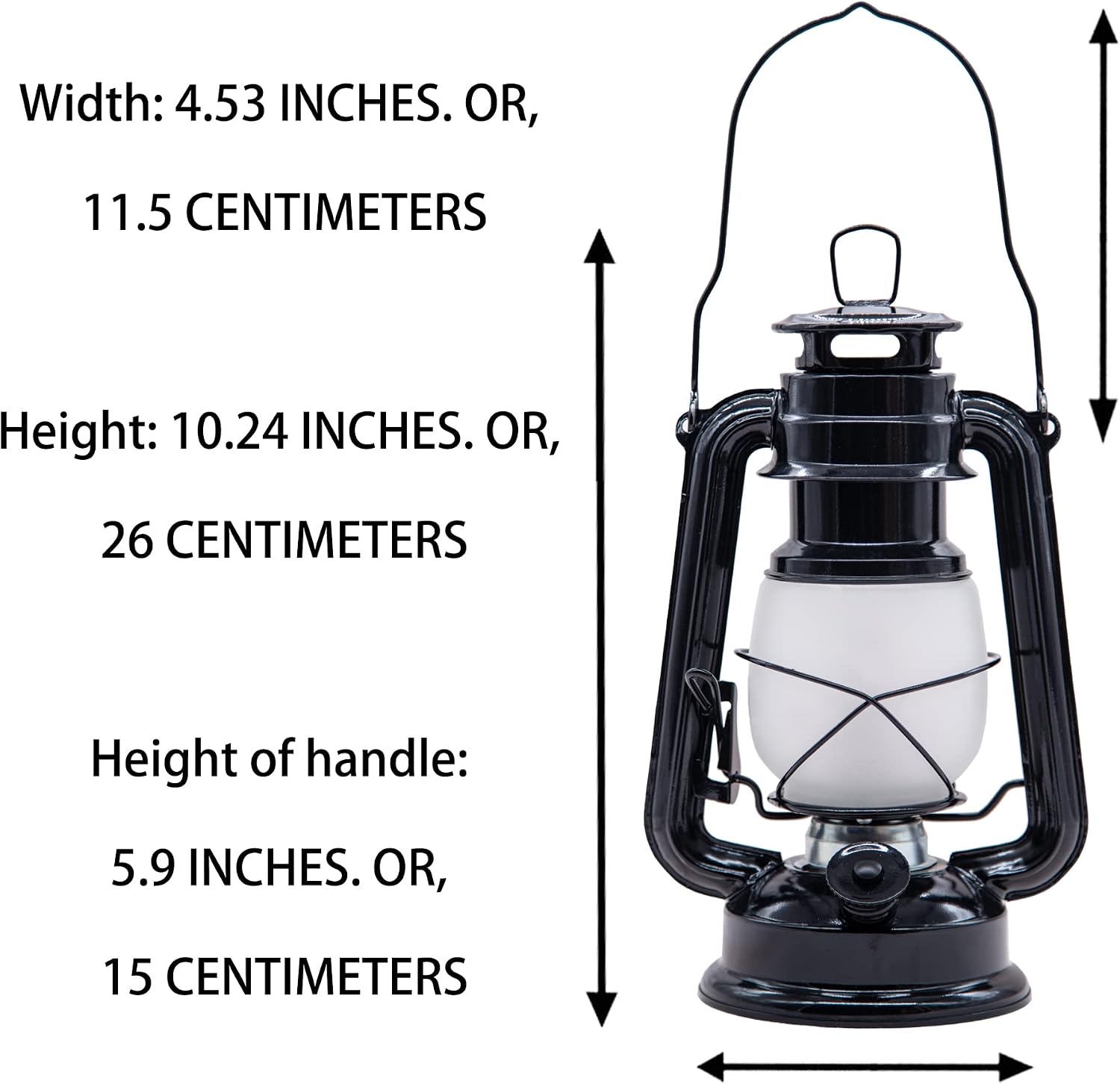YAKii LED Vintage Flame Lantern Metal Outdoor Hanging Lantern with Dancing Flame Battery Operated Halloween Outdoor