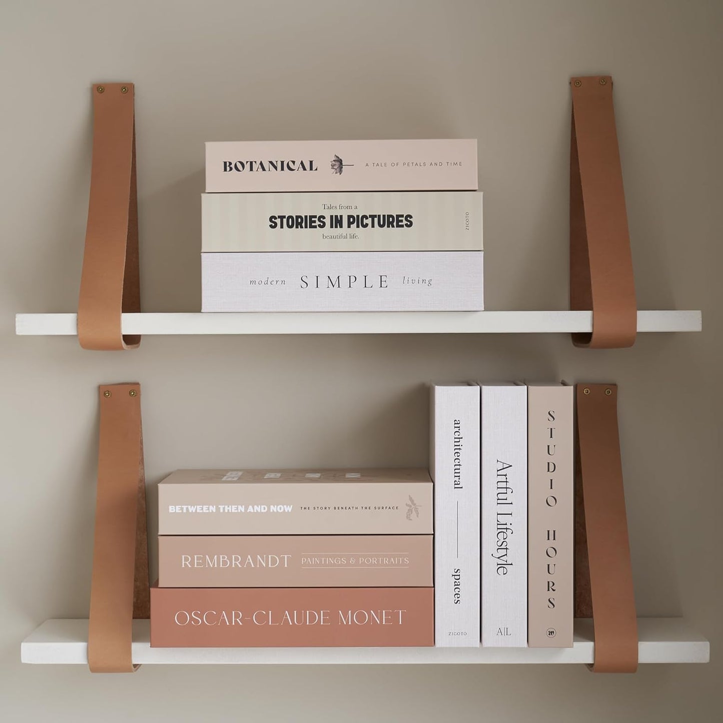 Decorative Books / Boxes Coffee Table / Brown / Set of 9