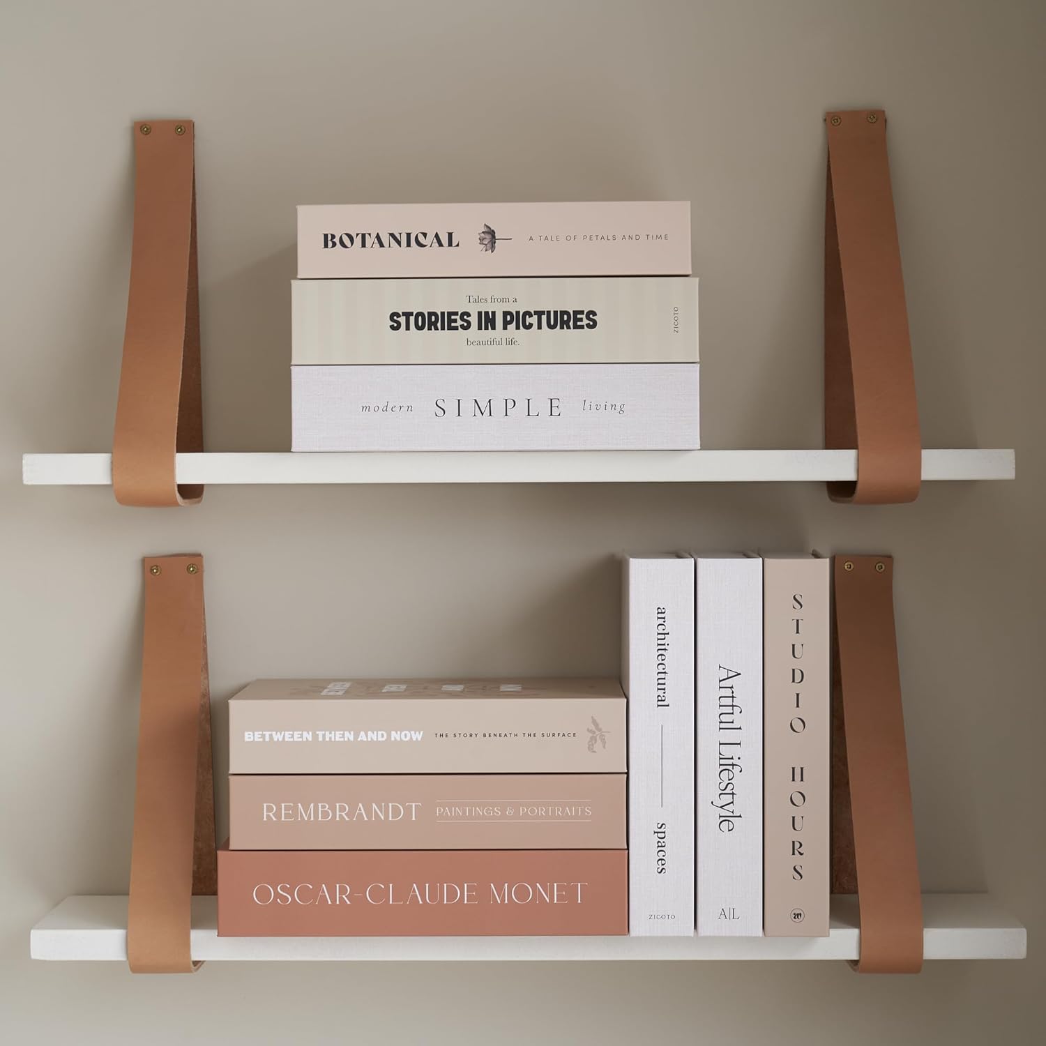 Decorative Books / Boxes Coffee Table / Brown / Set of 9