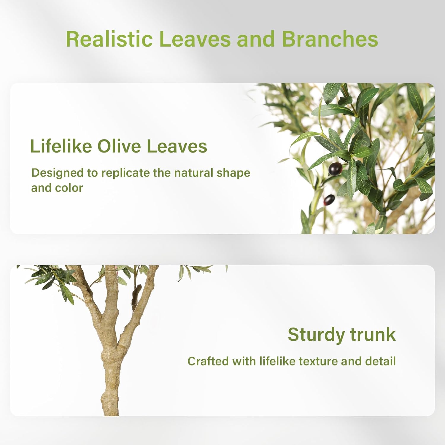 Faux Olive Tree / 7ft / 7 Inch