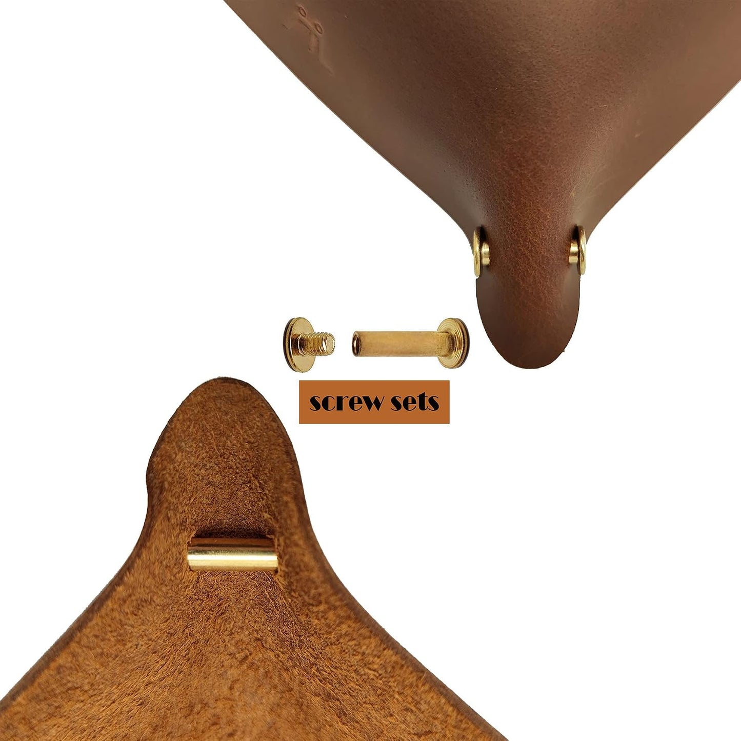 Leather Valet Tray Entryway Catchcall Tray Nightstand Organizer / Cinnamon-crazy Horse Leather