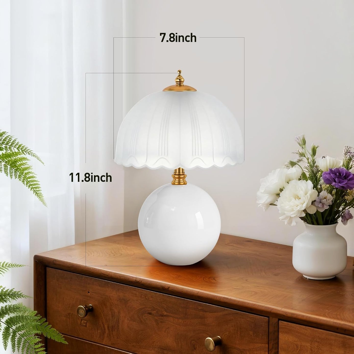 Small Bedside Ceramic lamp
