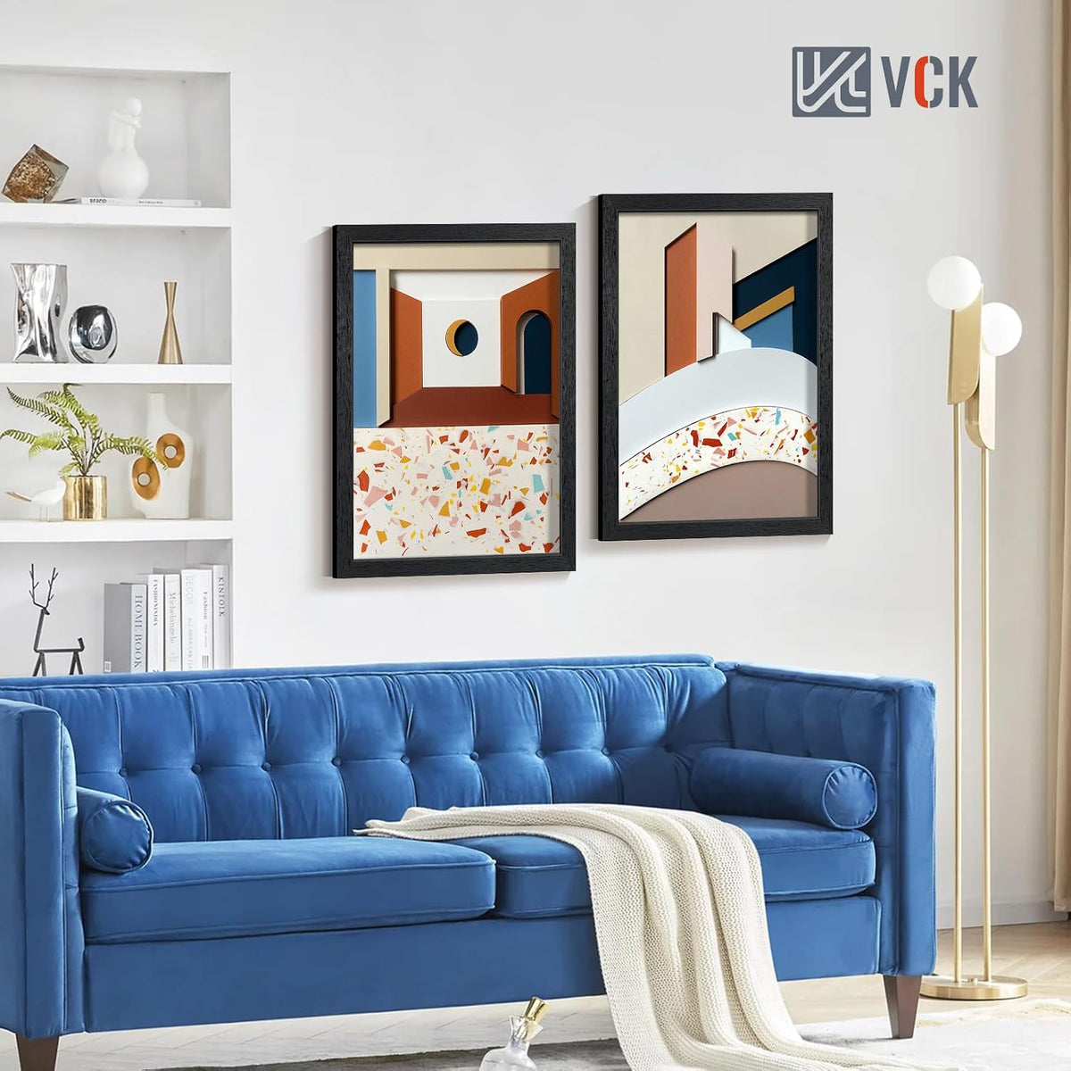 VCK 18x24 Frames - Black, Wide Border Solid Wood Poster Frame, Display Pictures in Horizontal and Vertical, for Home