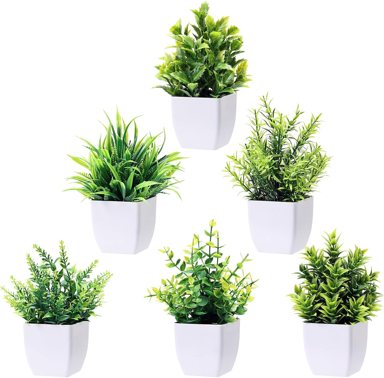 Mini Artificial Plants / Set of 6