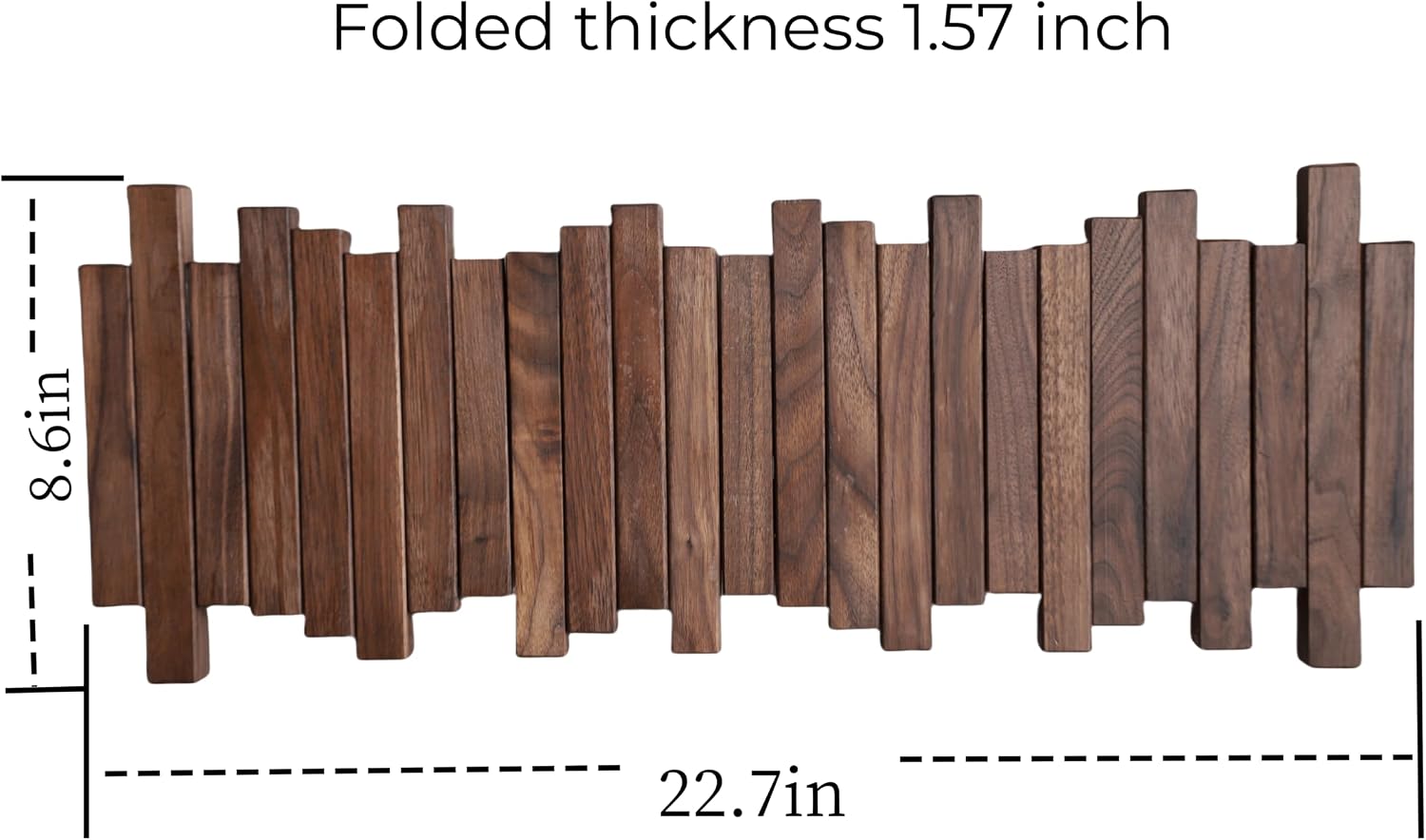 Natural Wood Wall Mounted Piano Coat Rack| Coat Rack Wall Mount| Flip Down Wall Hook Rack 5 Hooks| Entryway Wall