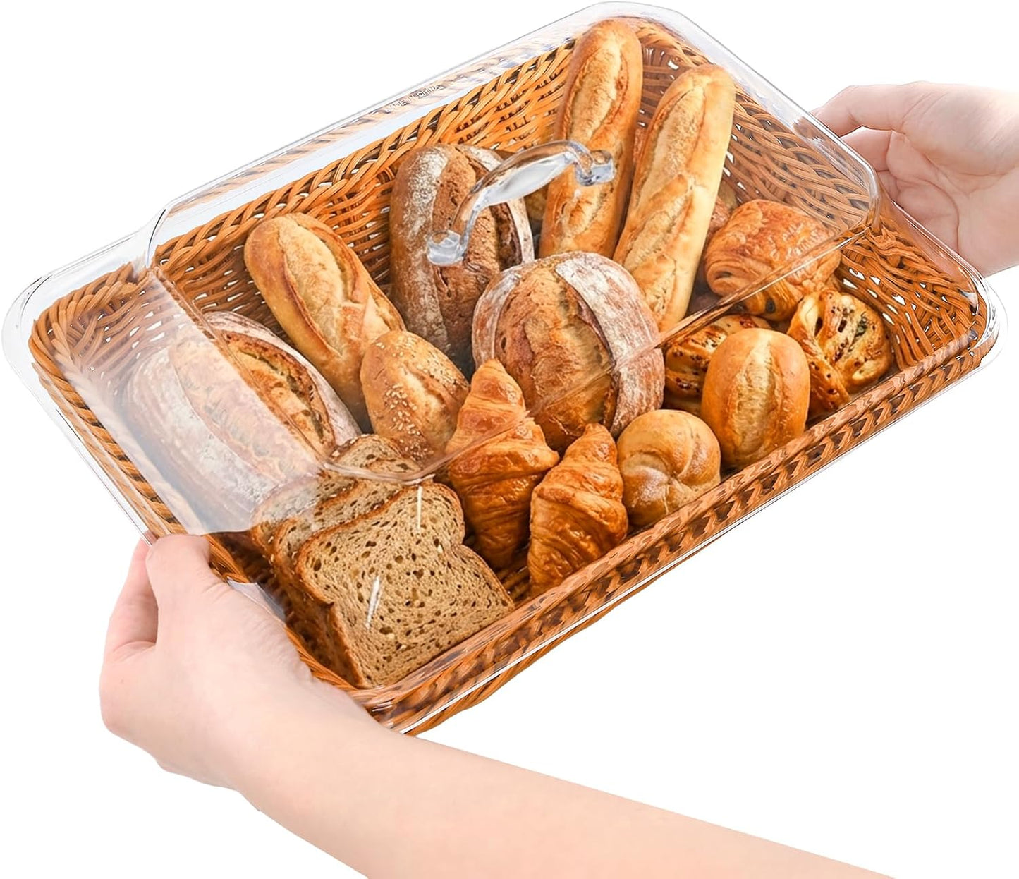 Poly-Wicker Fruit Basket / Set of 2