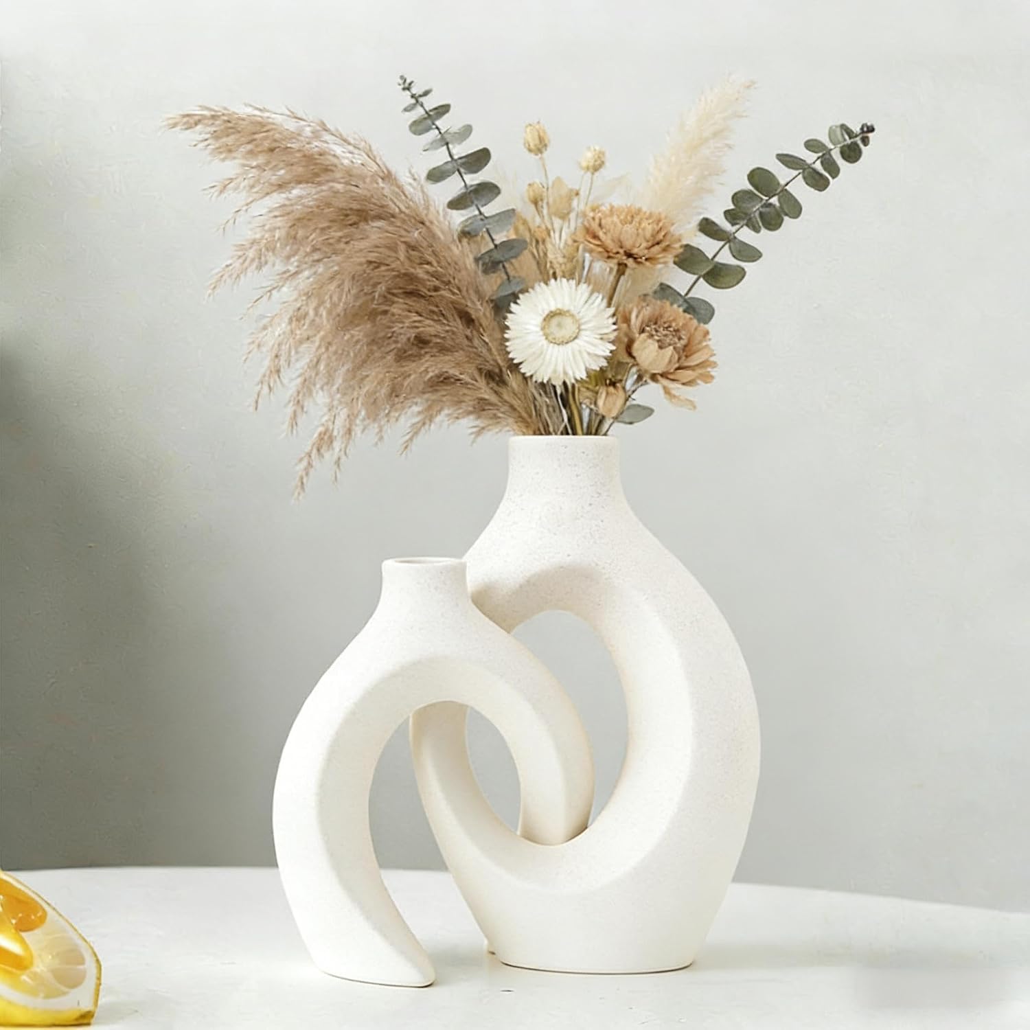 Modern Resin Vases Set