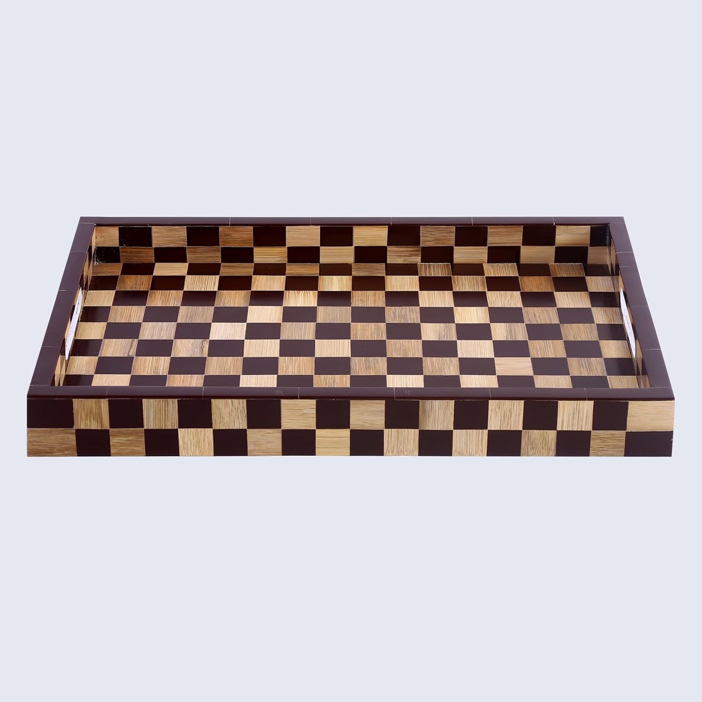Checkered Decorative Tray / 11 x 17 / Bishop