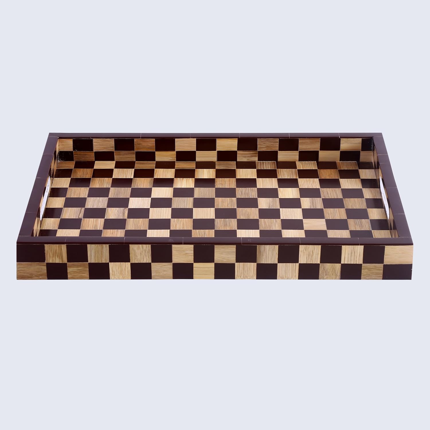 Checkered Decorative Tray / 11 x 17 / Bishop