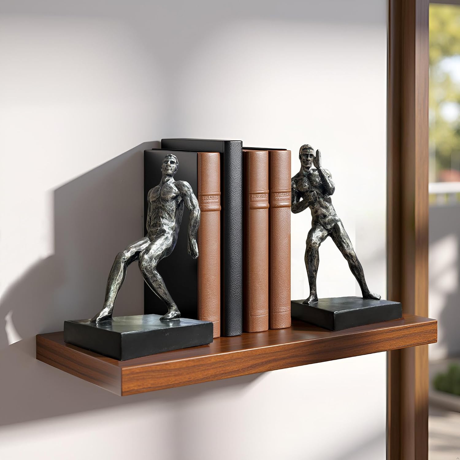 Modern Figure Bookends / Abstract Figure-imitation Copper